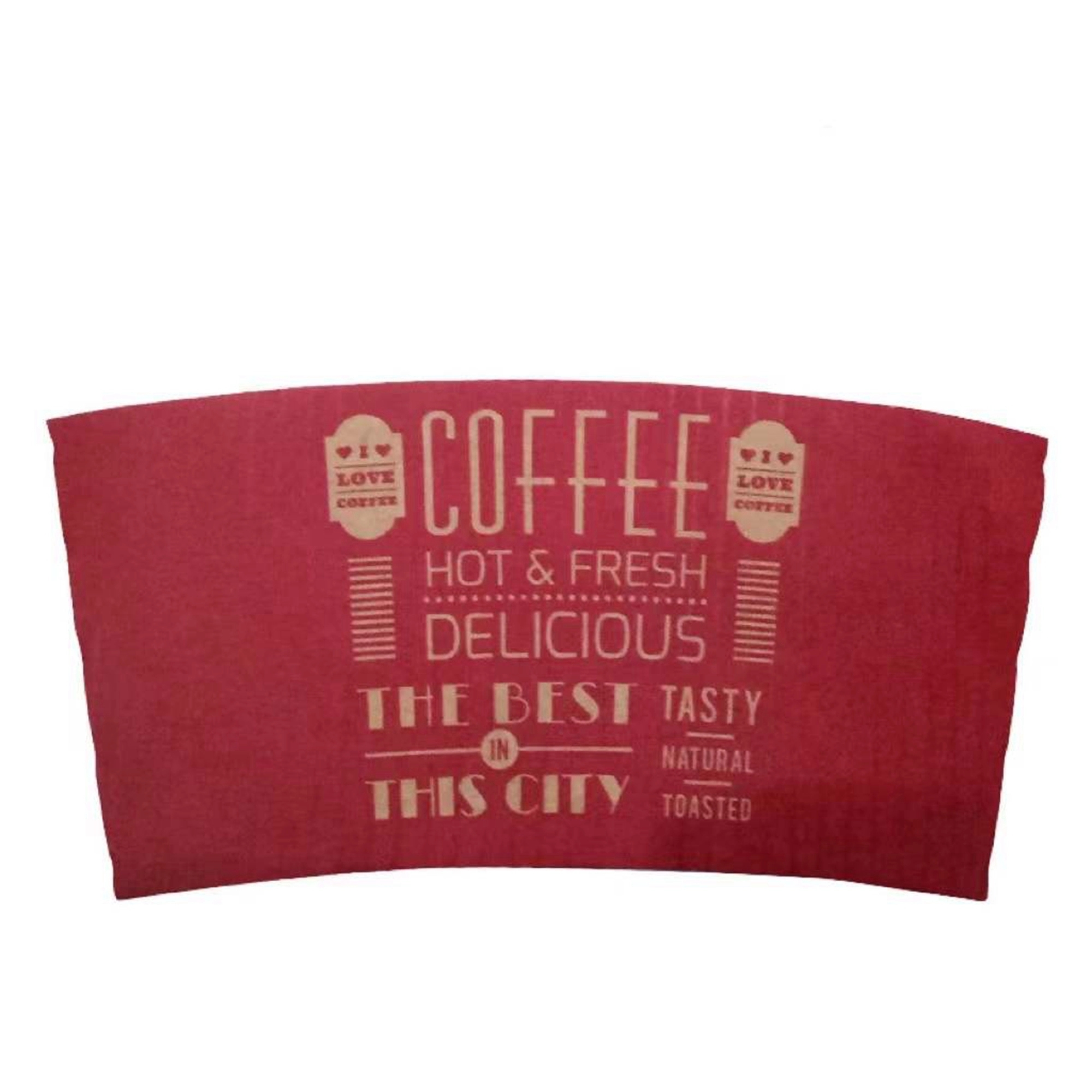 2 layers Kraft Paper Coffee Cup Sleeves 3