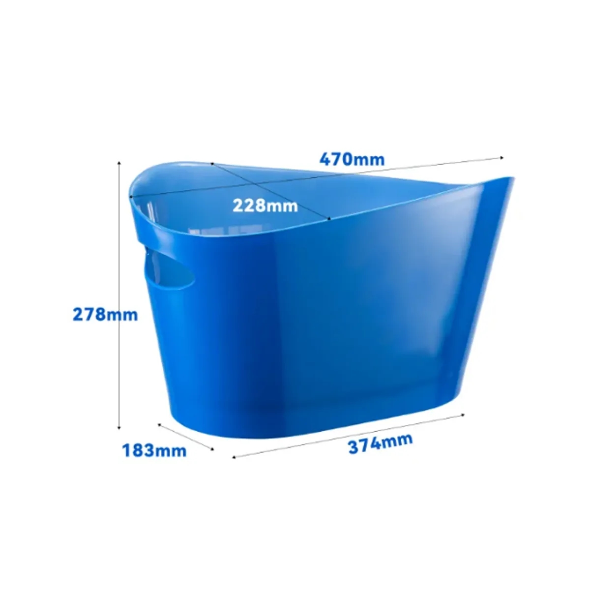 8L Durable Acrylic LED Ice Bucket with Custom Logo 2