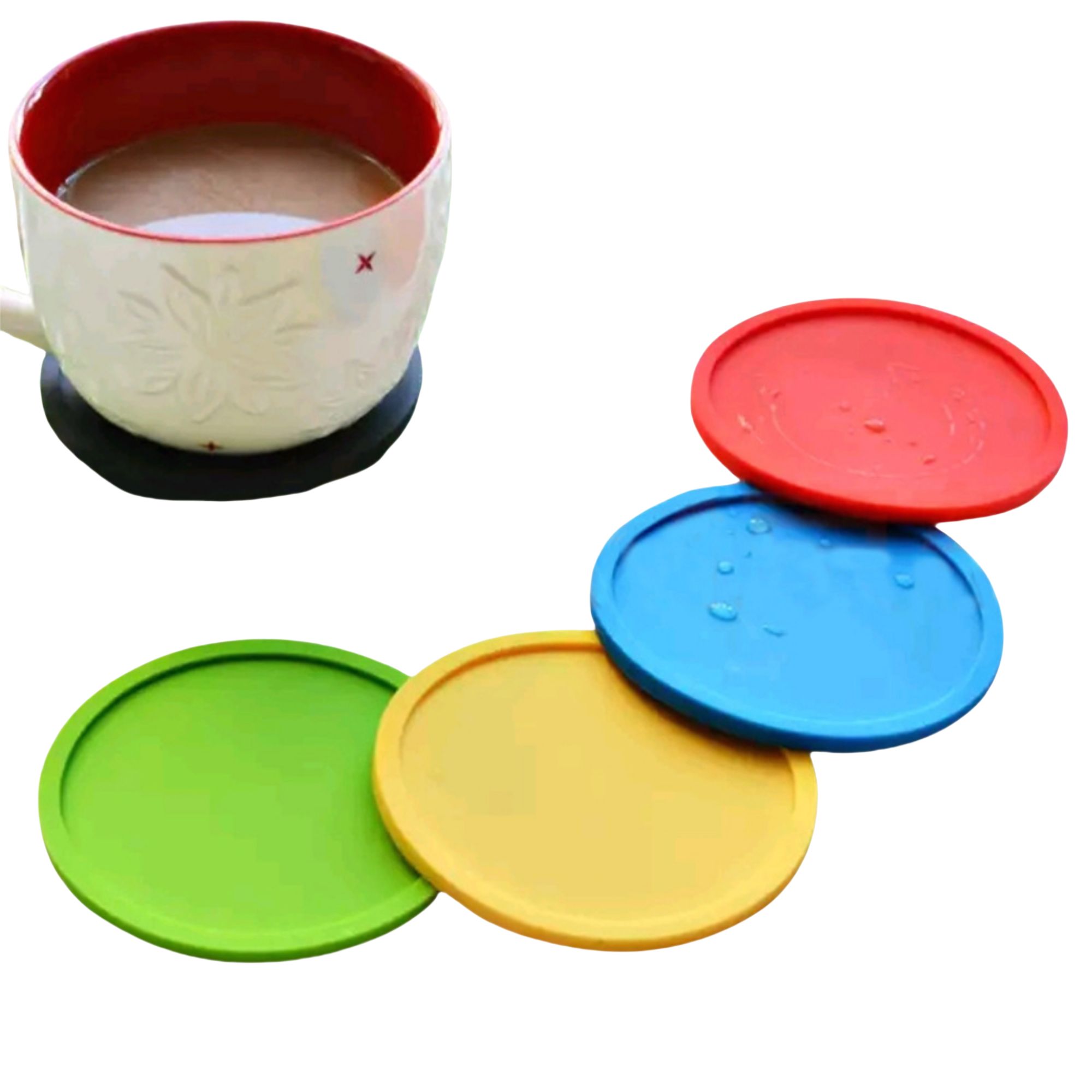Round Silicone Coaster 1