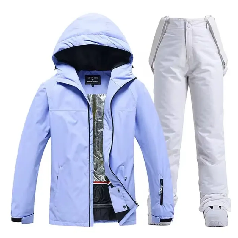 Waterproof Ski Suit Sets for Men and Women 7