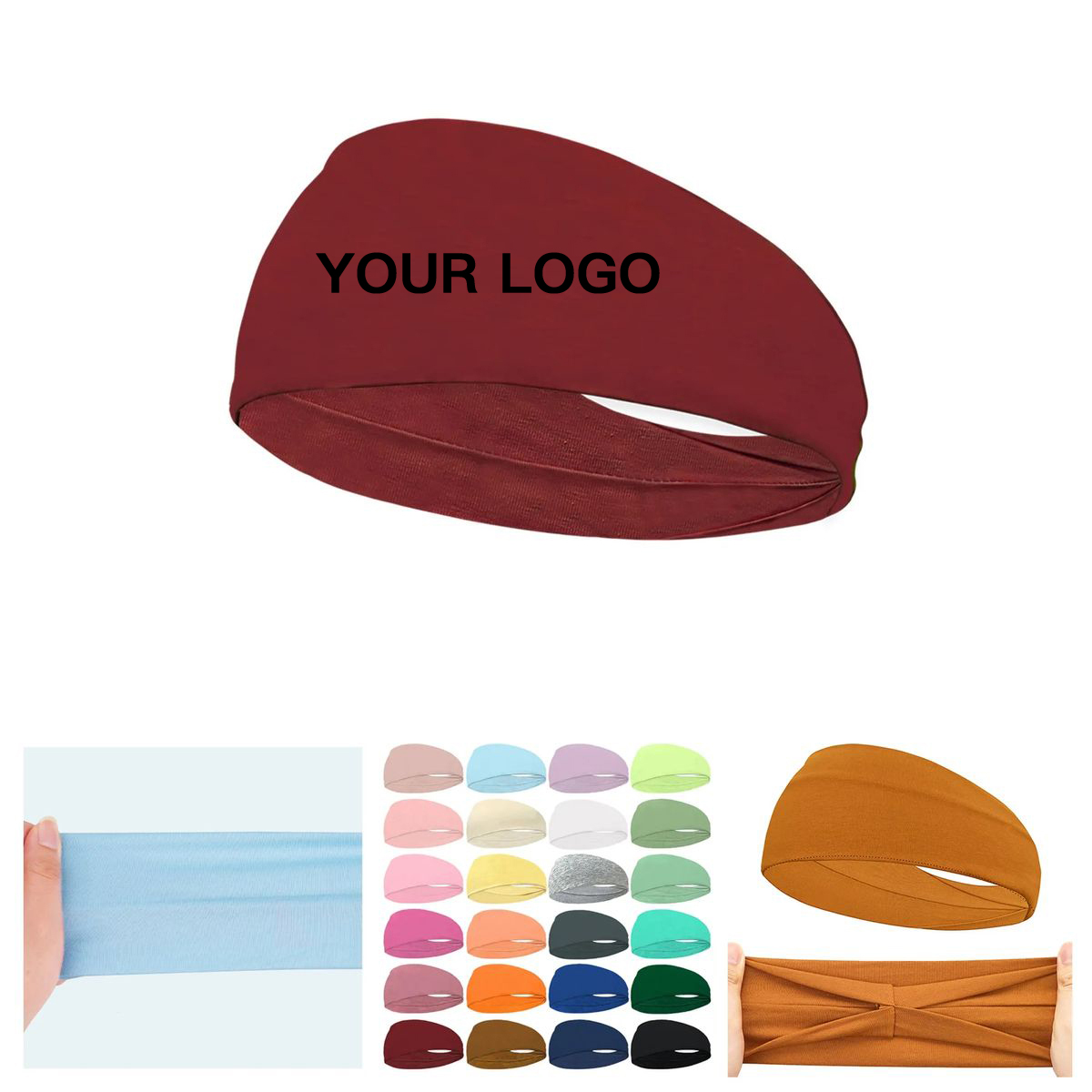 Wide Elastic Sport Headband for Running or Yoga 28