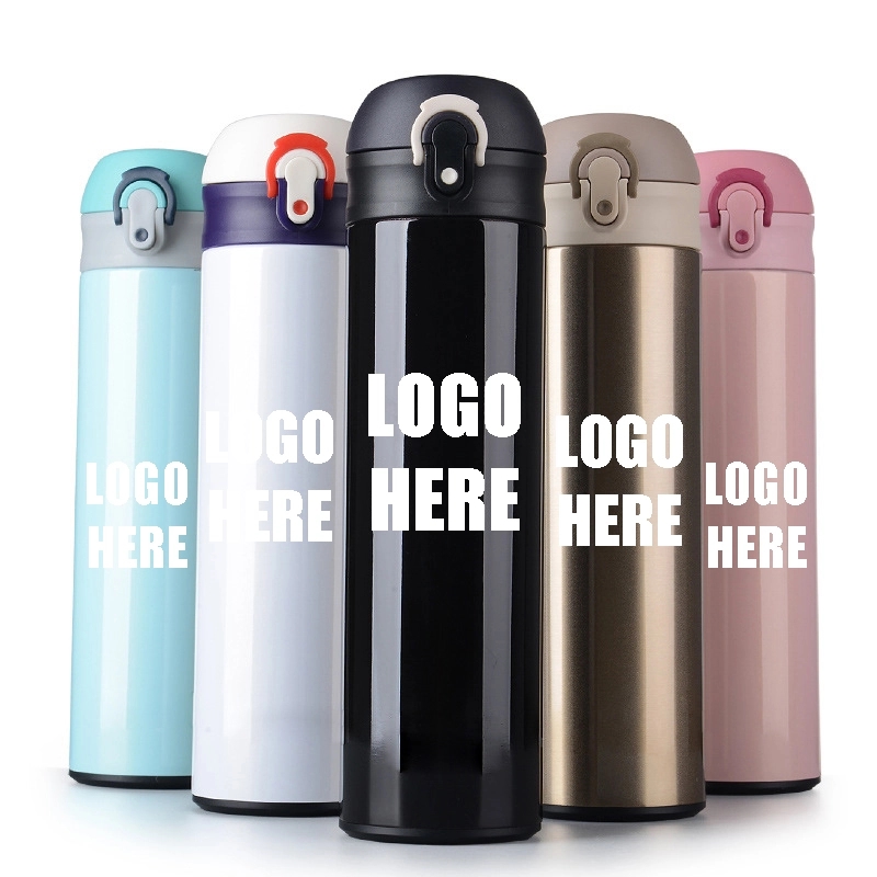Custom 17 oz Stainless Steel Vacuum Insulated Water Bottle, custom water bottle with logo imprint 2