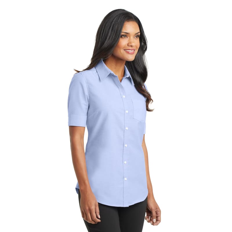 Port Authority Ladies Short Sleeve SuperPro Oxford Shirt. 18