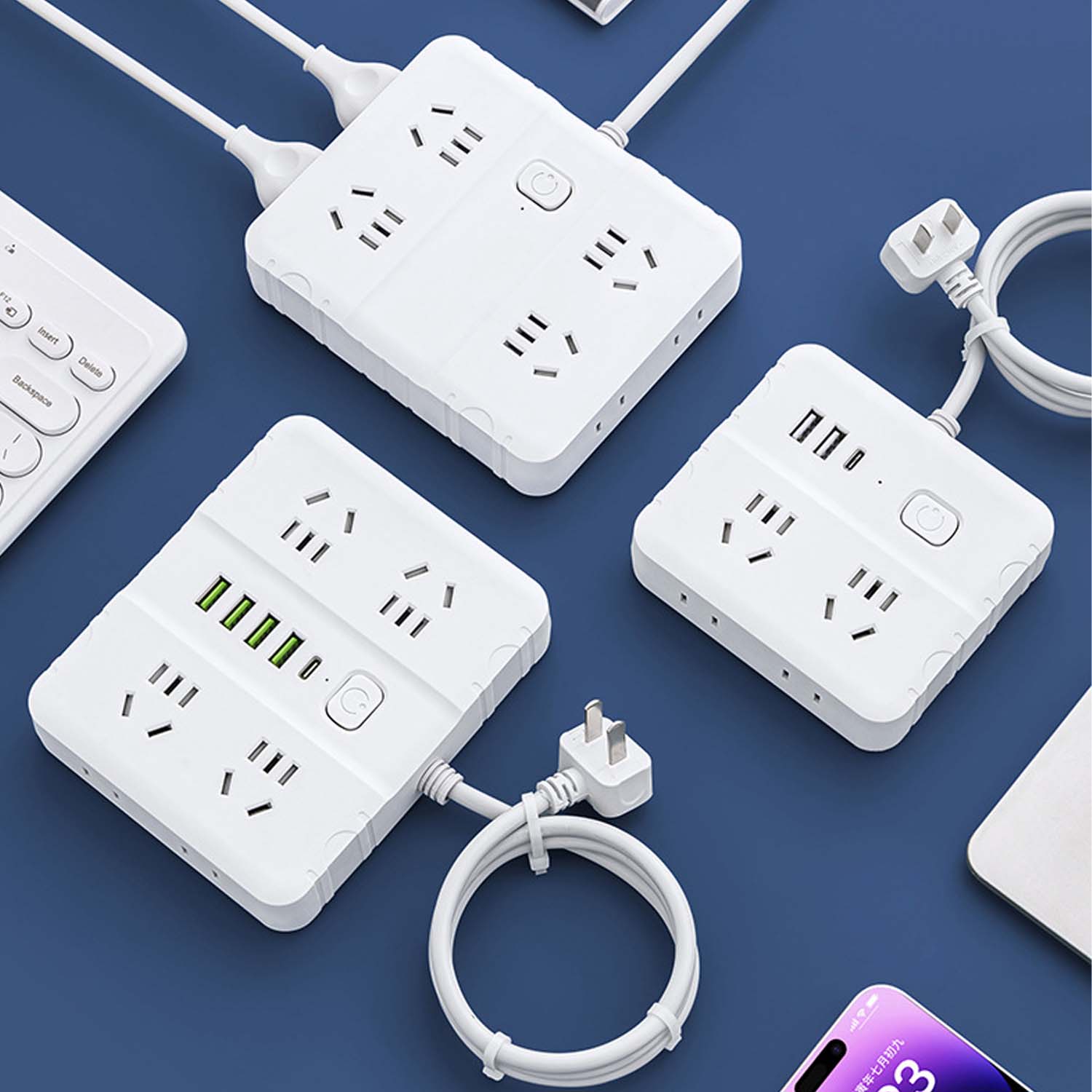 Multi-Function Power Strip Standard Socket 3