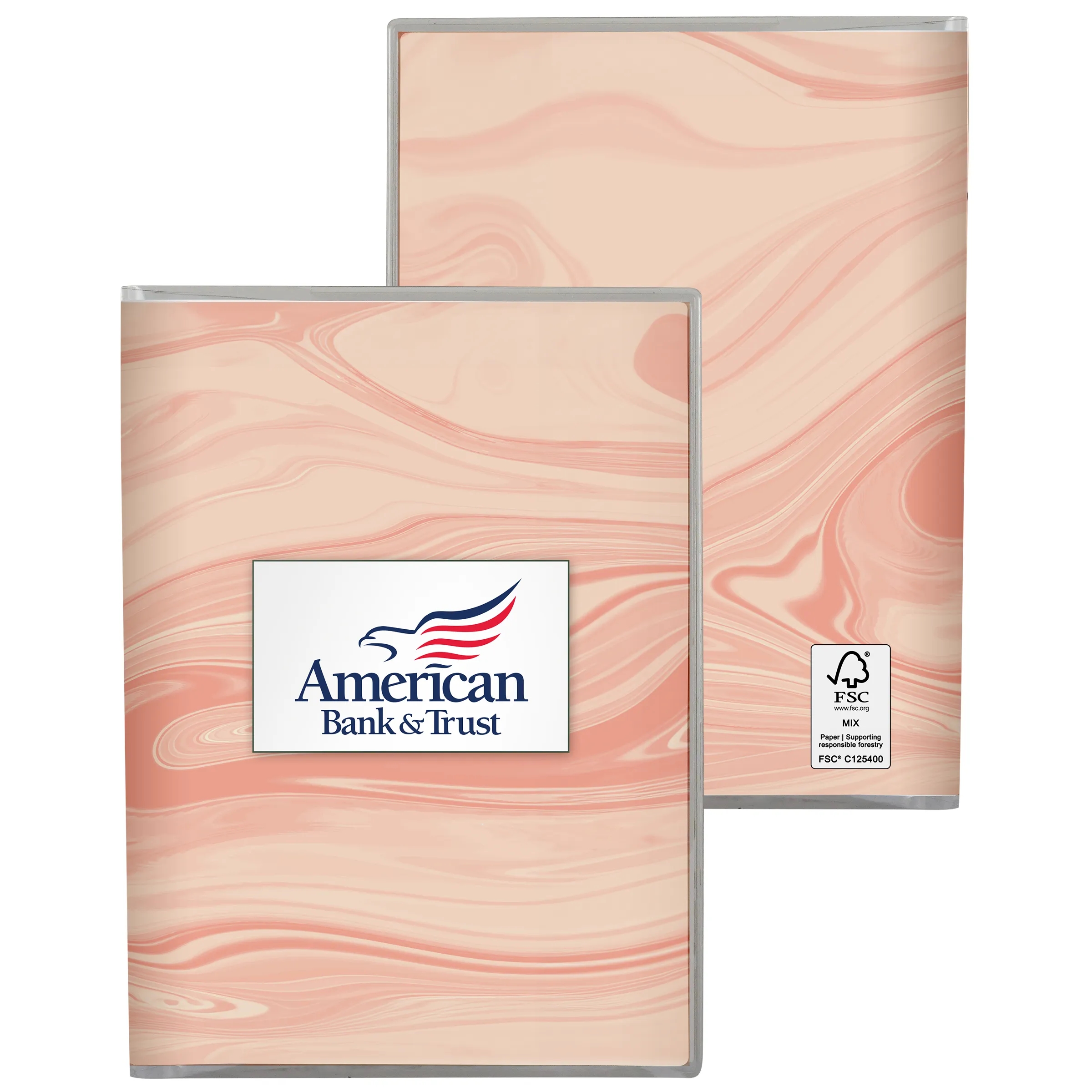 5 X 7 CLEARLY ROSE NOTEBOOK