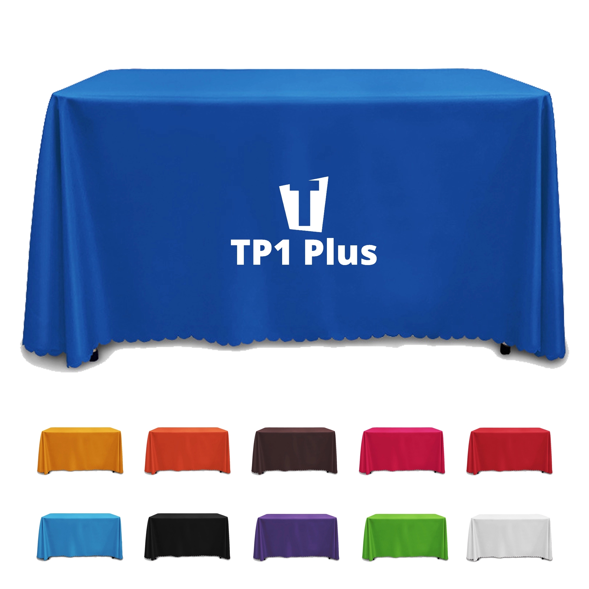 Full Color Flat Custom 6' Table Cover