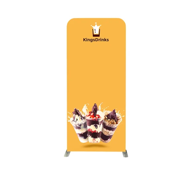 10ft Inline Trade Show Booth – Portable Backwall Display with Counter & LED Lights 4