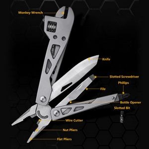 Adjustable Wrench Pliers Multi Tool With Integrated Screwdrivers 4
