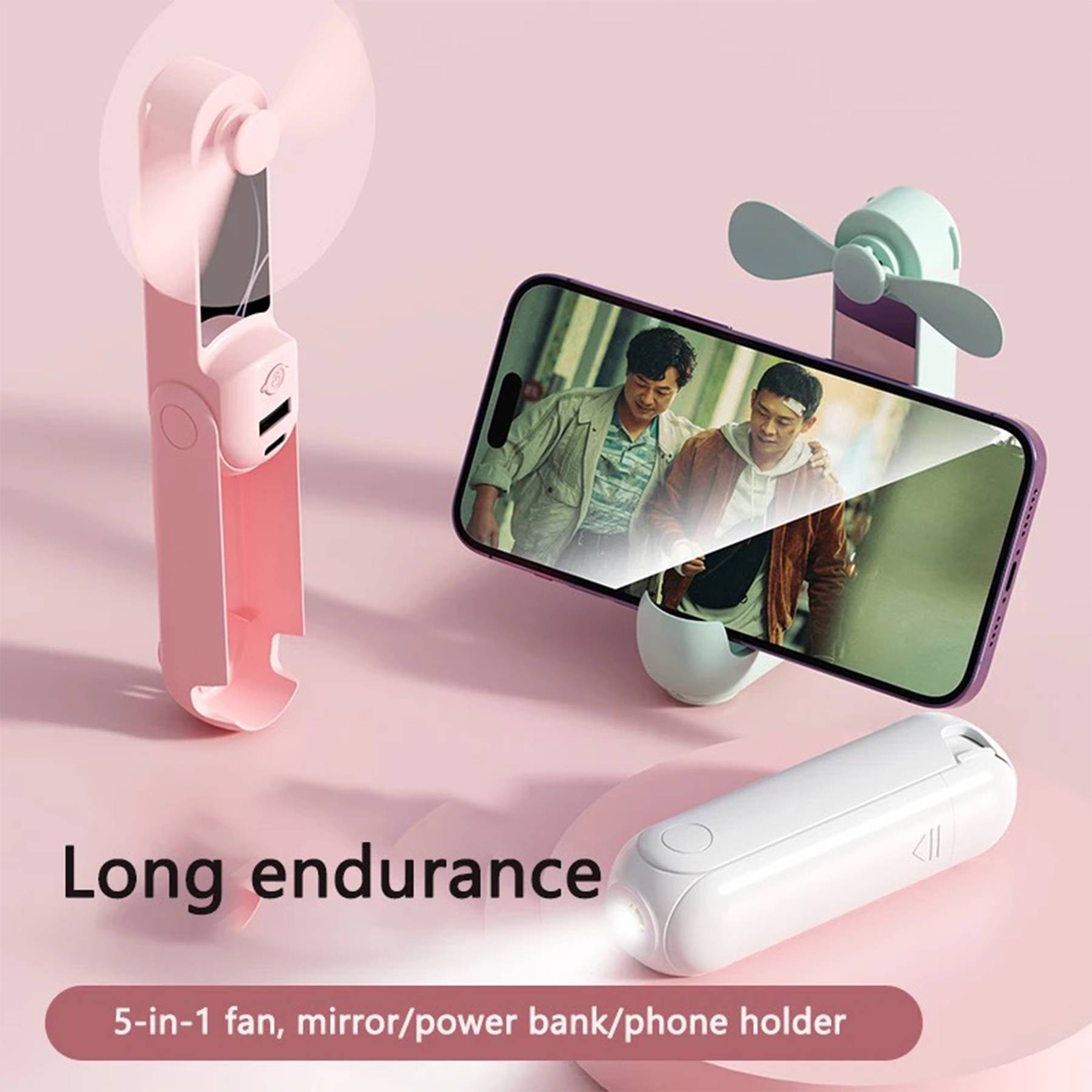 POWER BANK W/ FAN & FLASHLIGHT 7