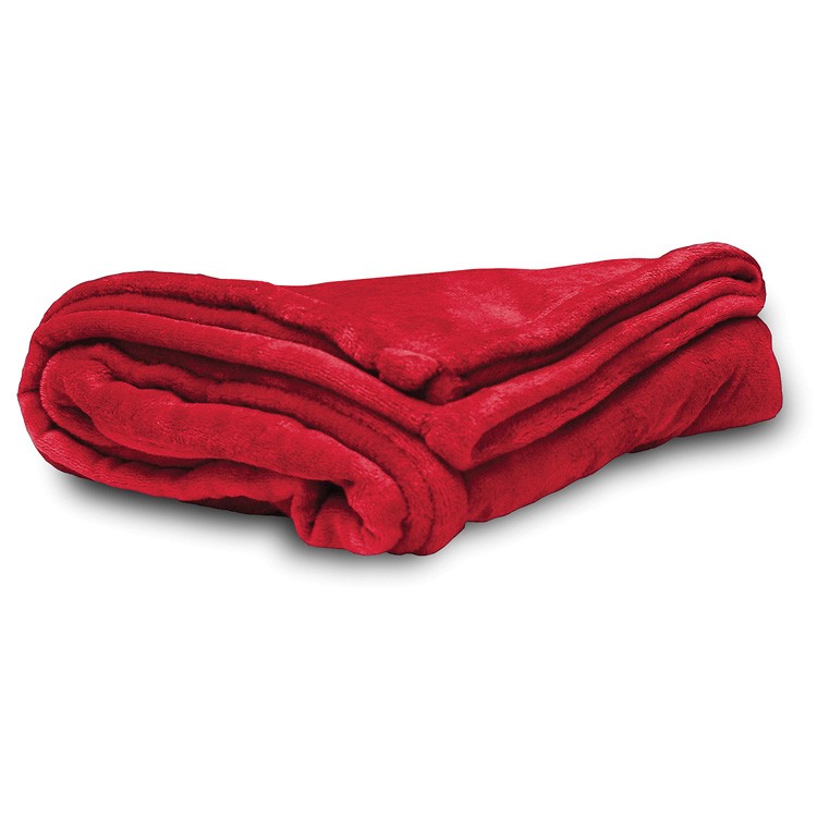 Red Micro Fleece Throw Blanket 2