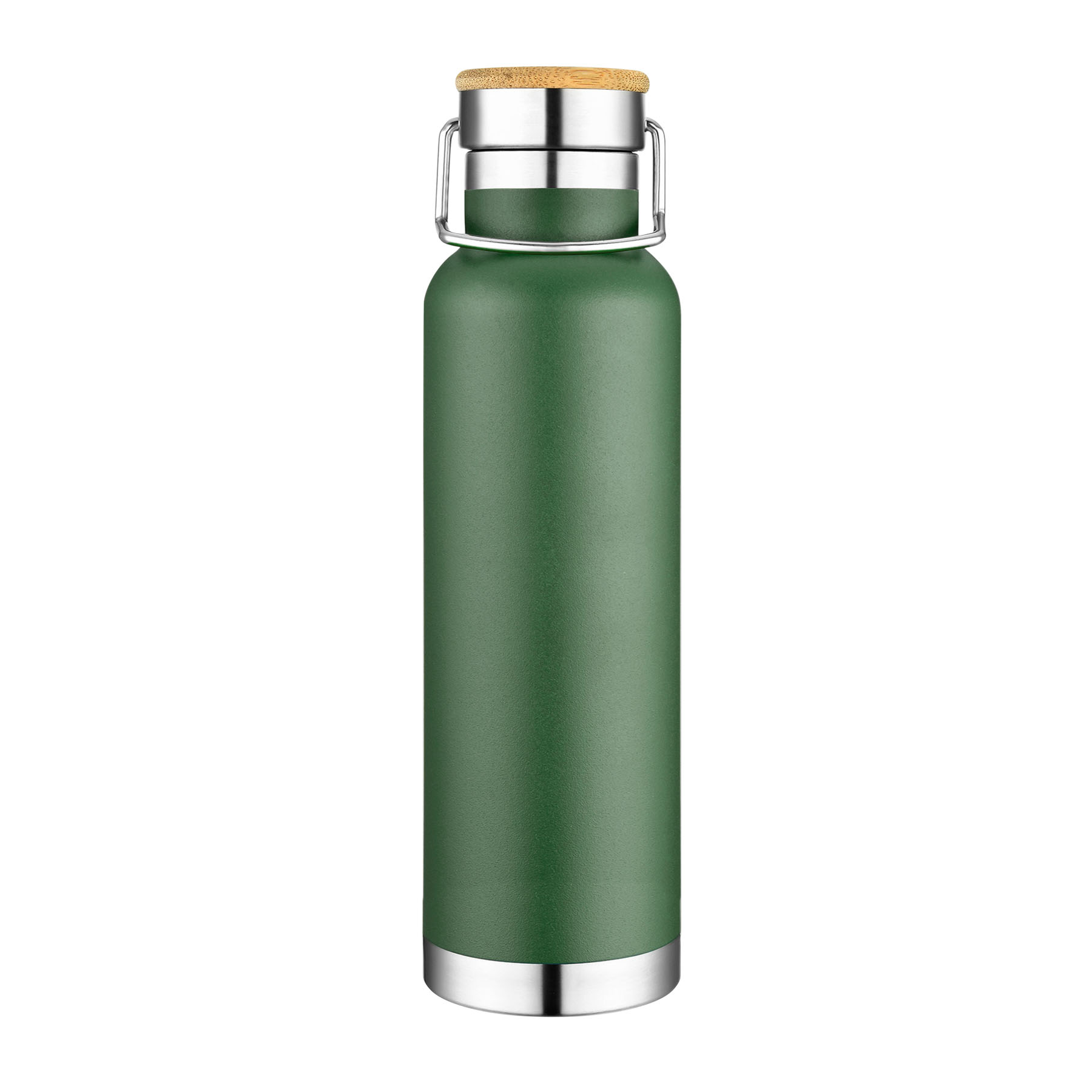 20oz. Double Wall SS Vacuum Tumbler with bamboo lid 7