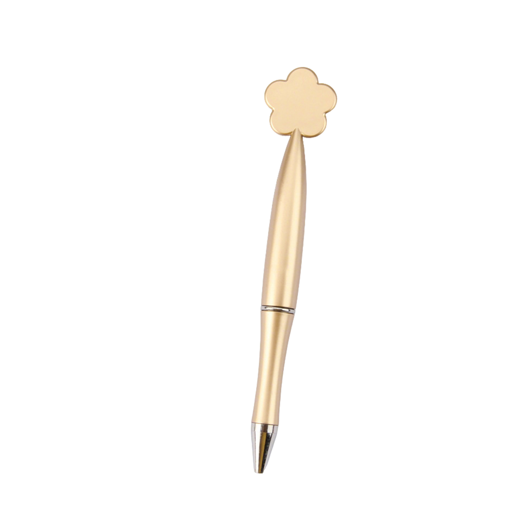 Flower Style Roller Ball Pen 5.28" Length X 0.43" Width 12