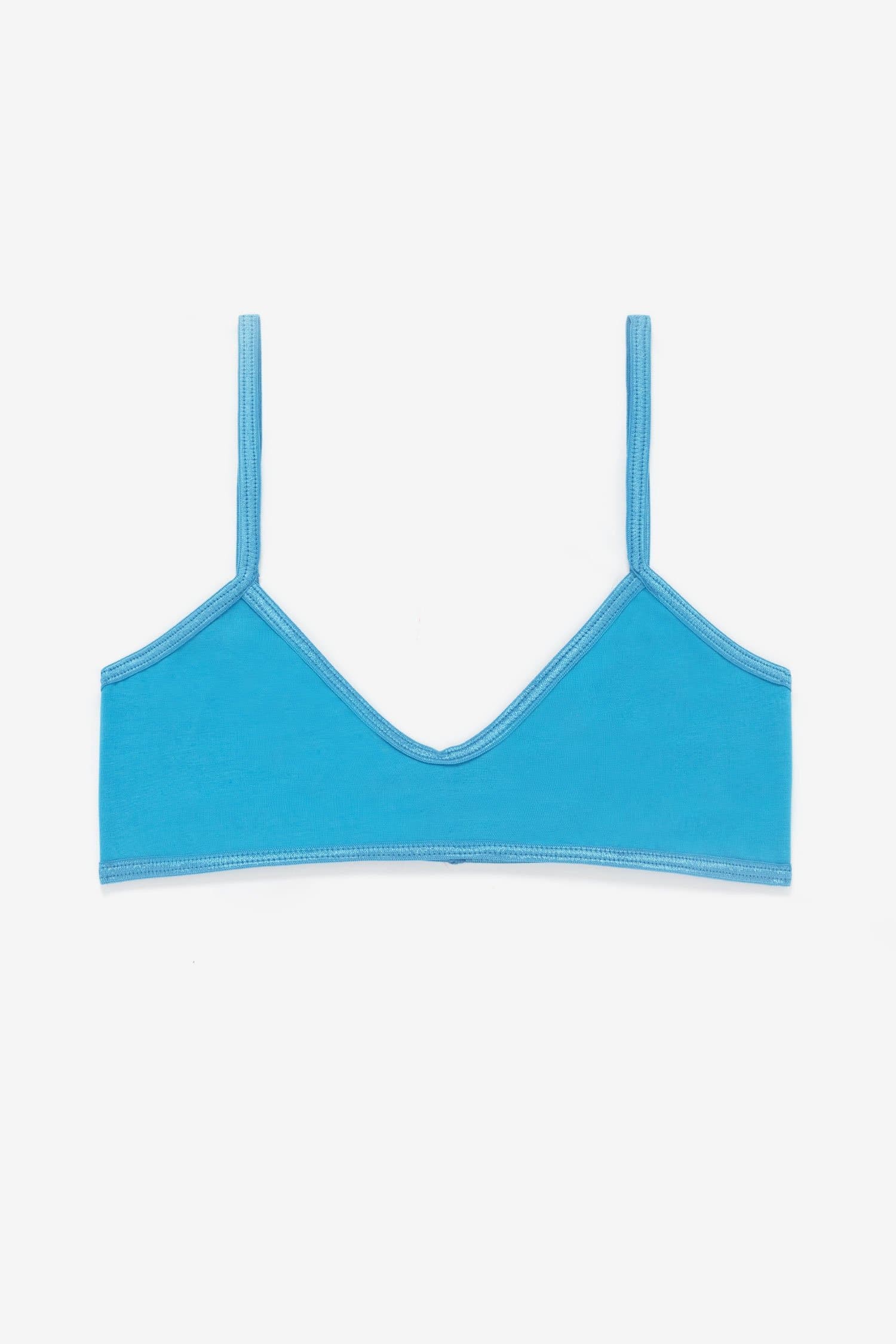 COTTON SPANDEX SPAGHETTI BRALETTE 20