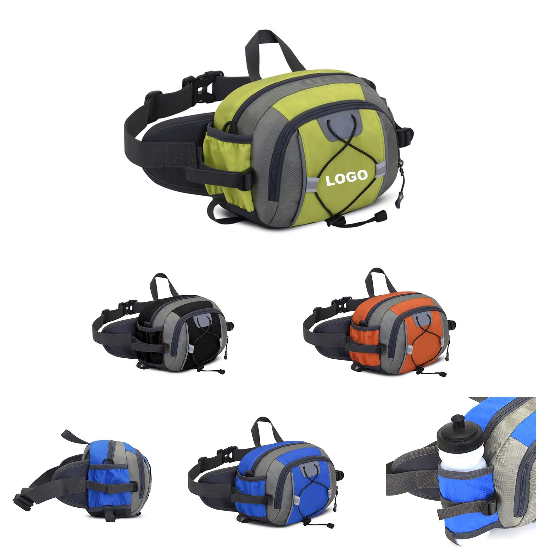 Waist Bag With Water Bottle Holder