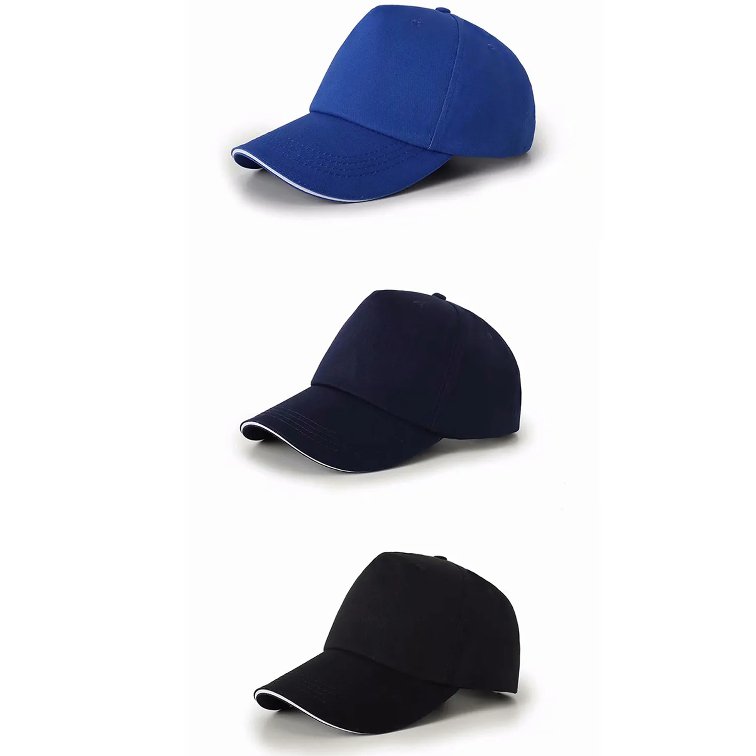 5 Panel Cotton Baseball Cap 2