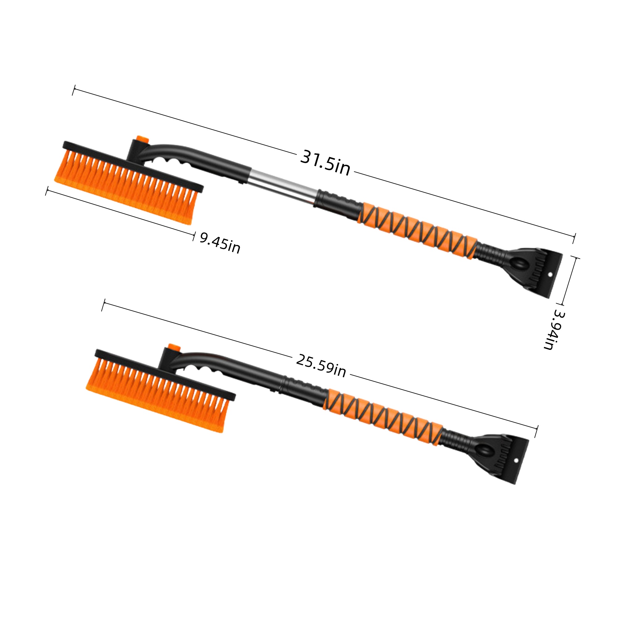 Multifunctional car snow removal and defrosting ice sweeper 3
