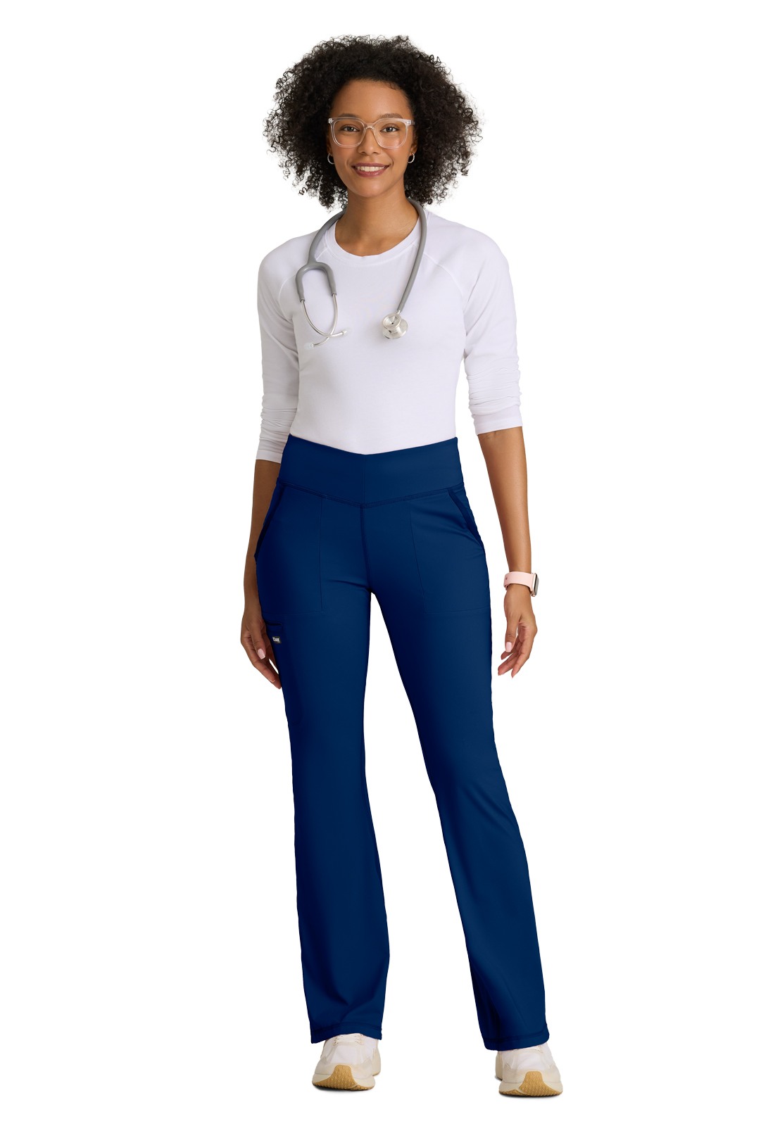 Grey's Anatomy Knit Stretch - Women's Five-Pocket V-Front Swift Scrub Pant 20