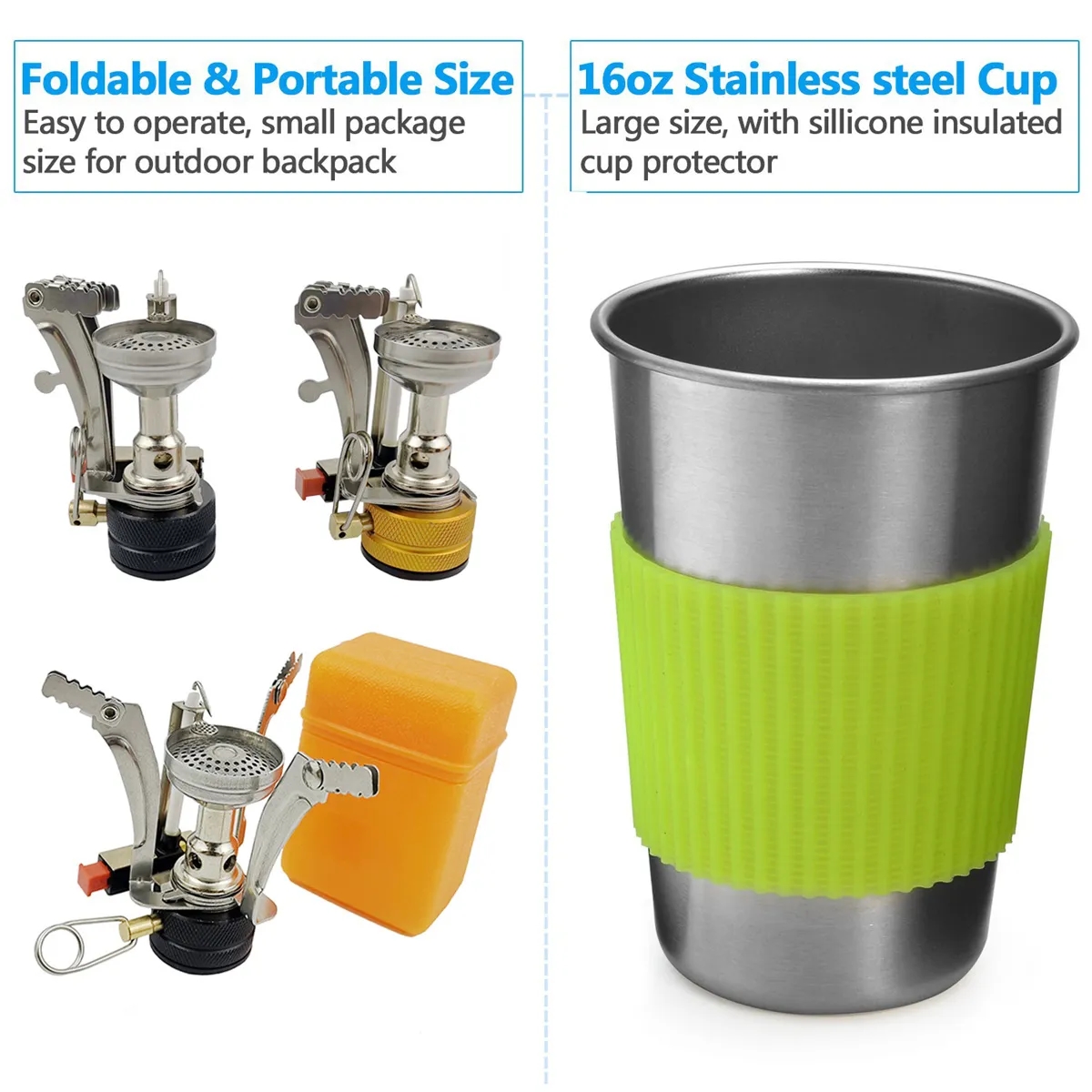 Camping Cookware Mess Kit 5