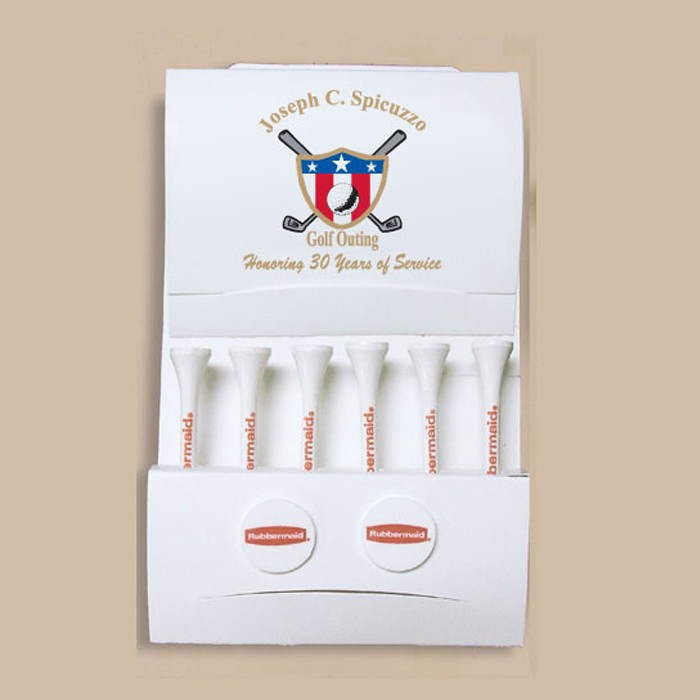 Tournament Packet w/ Six Tees & 2 Markers 1