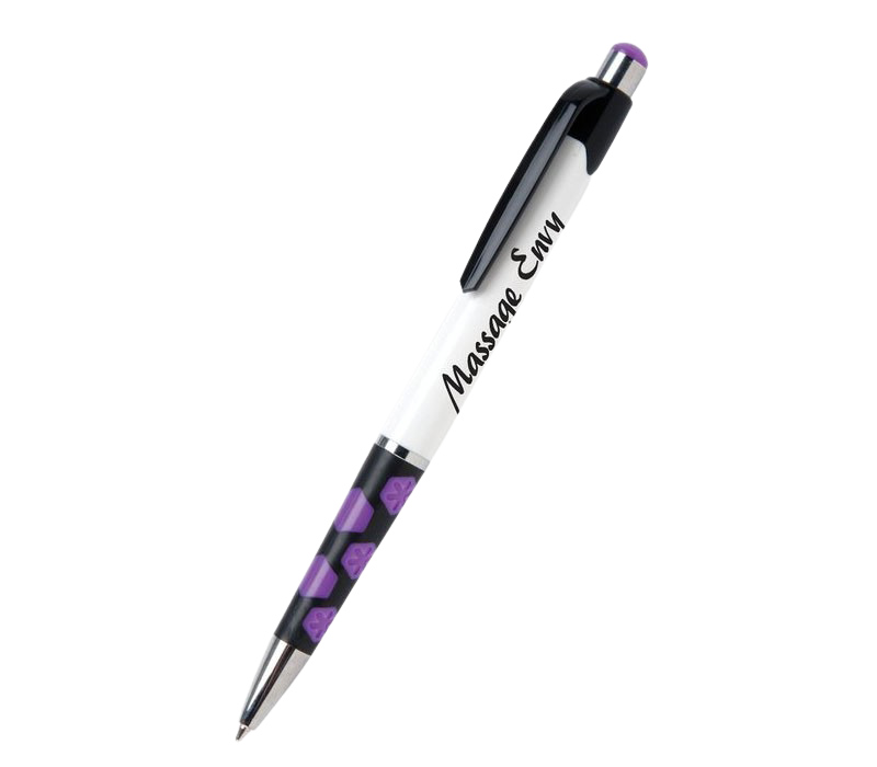 Hexagon Rubber Grip Pen 4