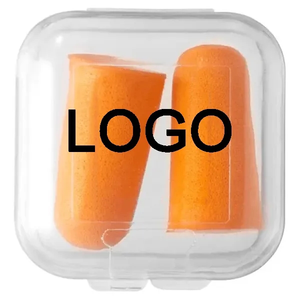 Promo Earplugs in Square Case 7