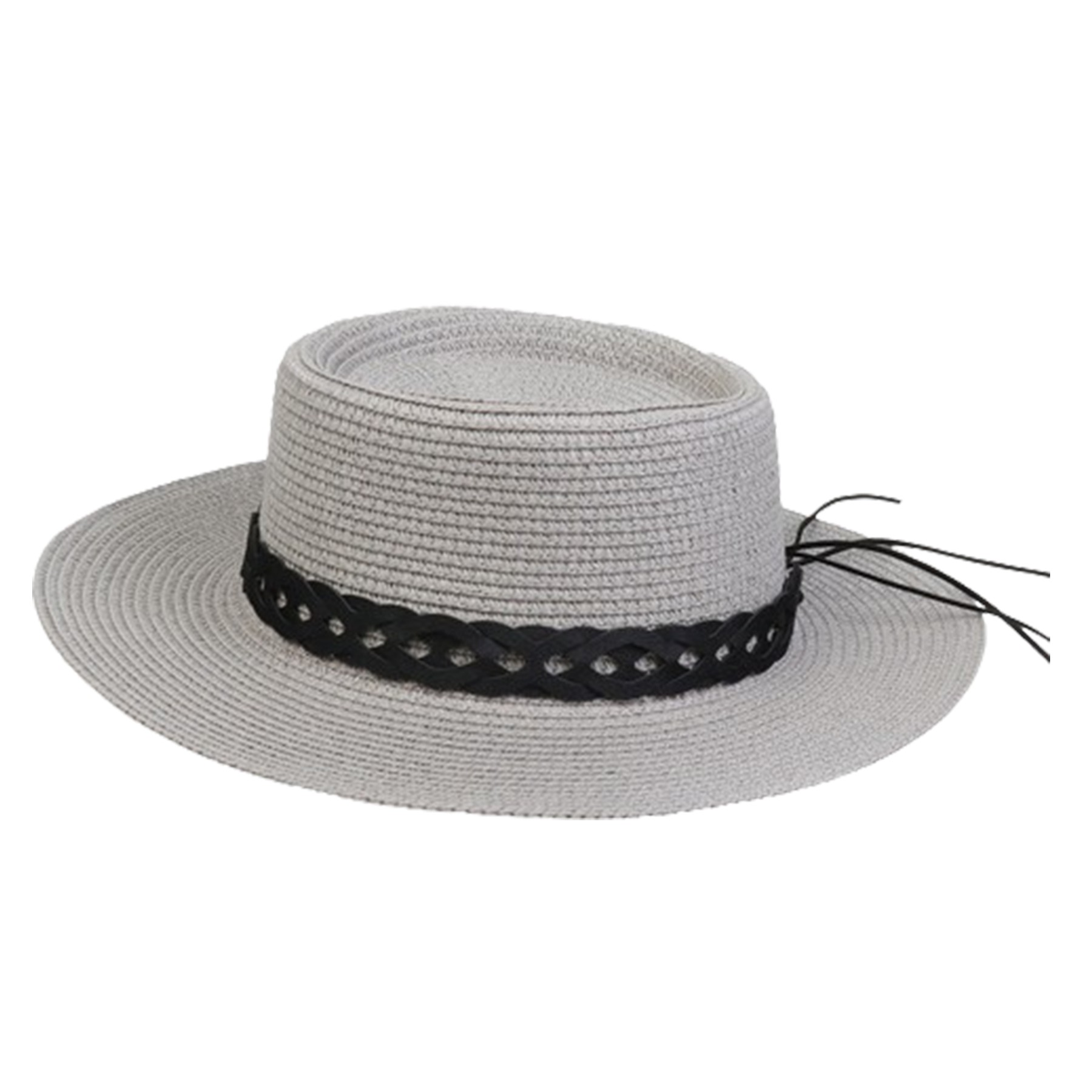 Summer Flat Sun Protective Straw Hat For Women 5