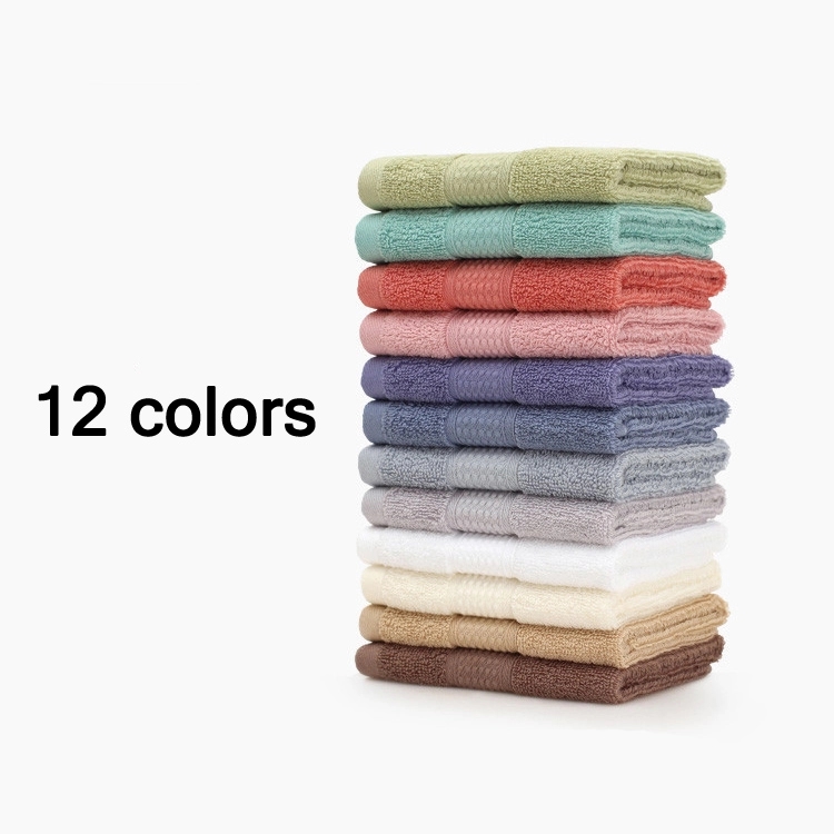 Custom Gift Soft 100% Cotton Square Hand & Face Towel 13