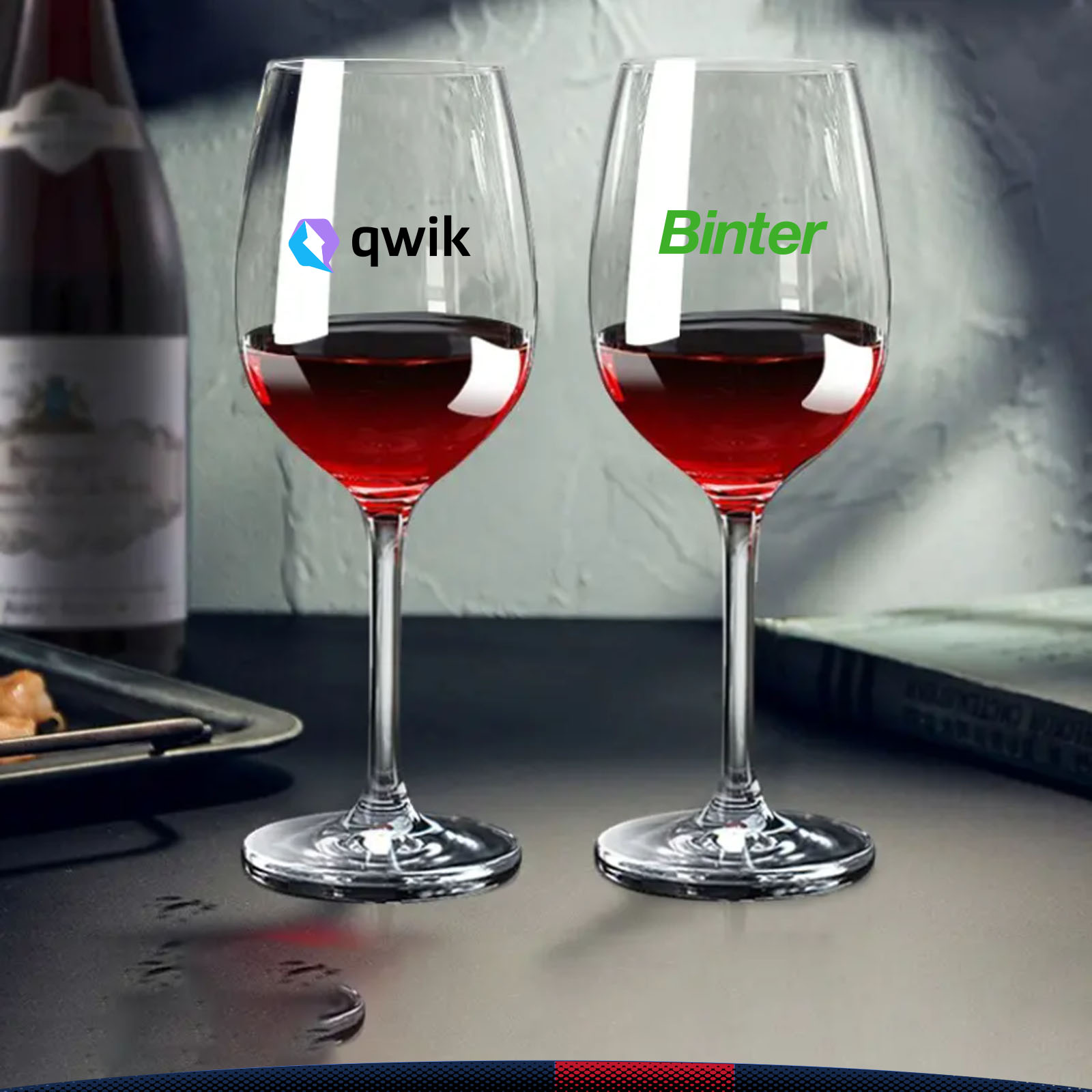 13.25 oz. Dotu Crystal Wine Glasses 7