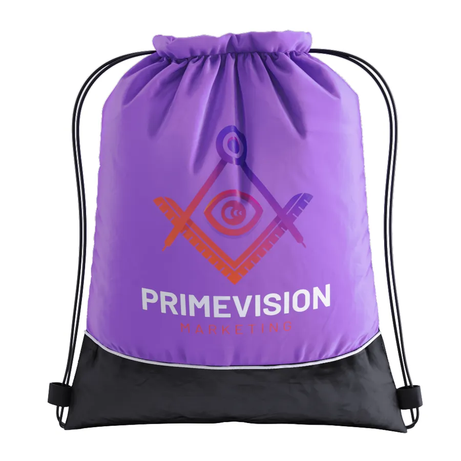 Two-tone Drawstring Bag 7