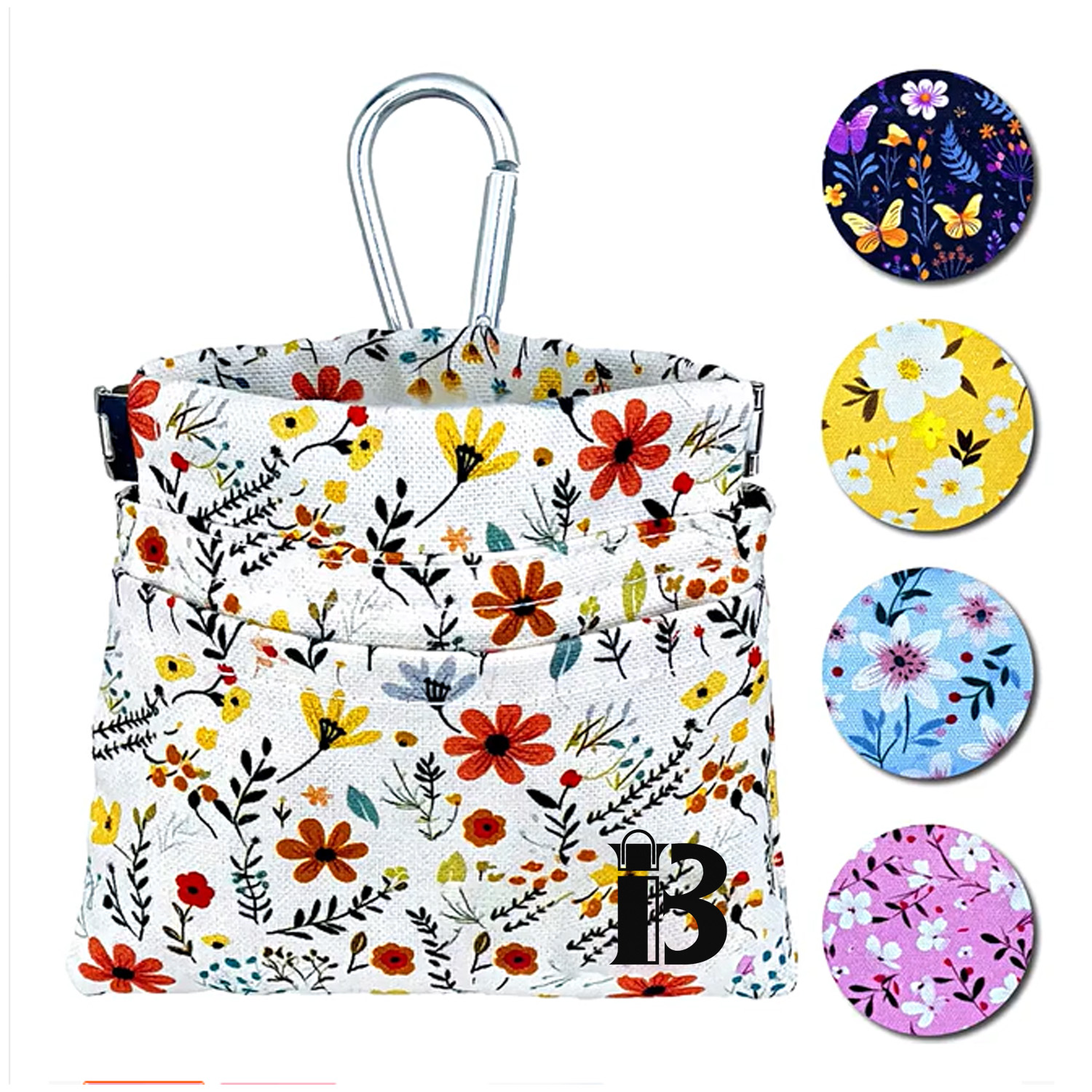 Portable Dog Treat Pouch Pet Training Bag w/ Carabiner 2
