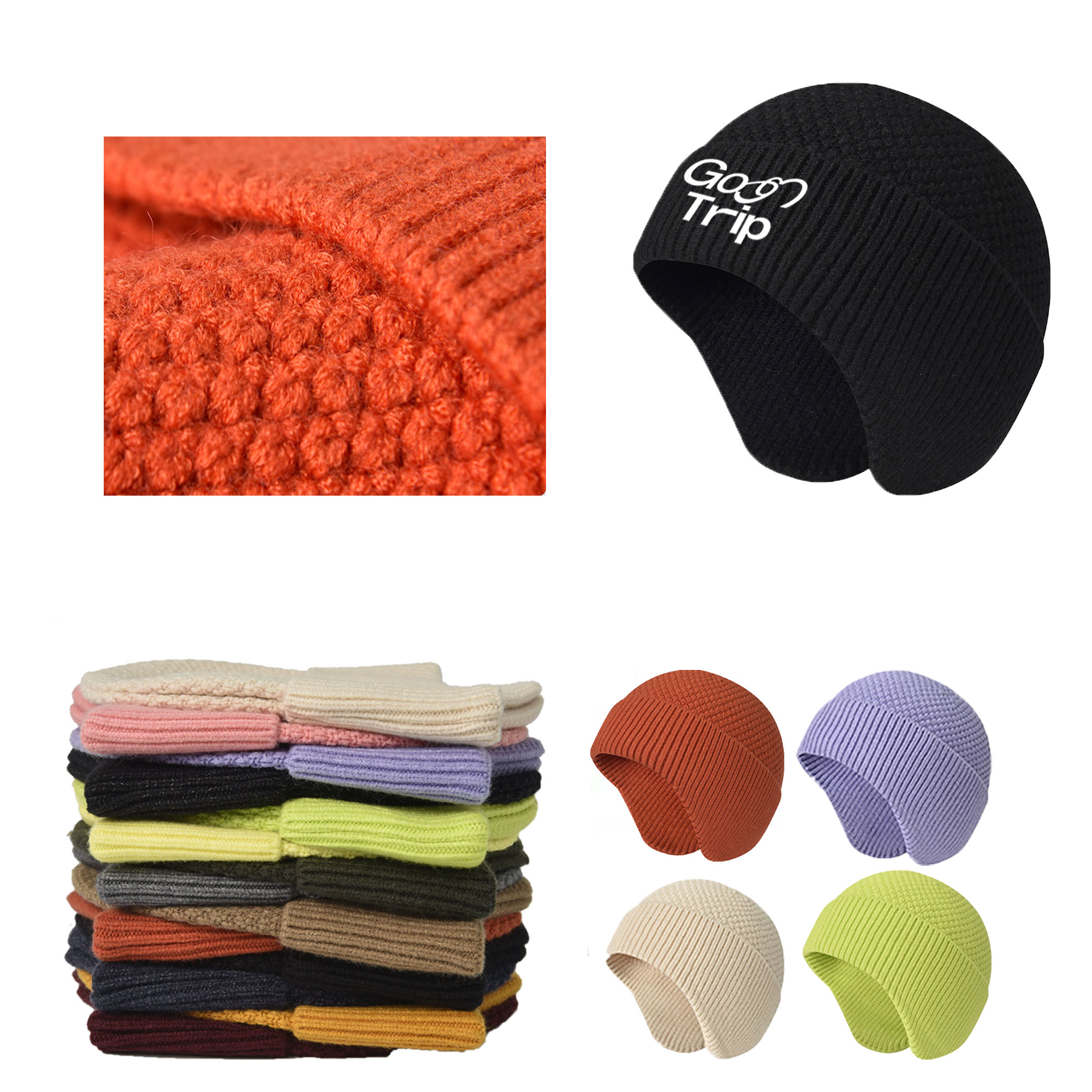 Customizable Ribbed Beanie 2
