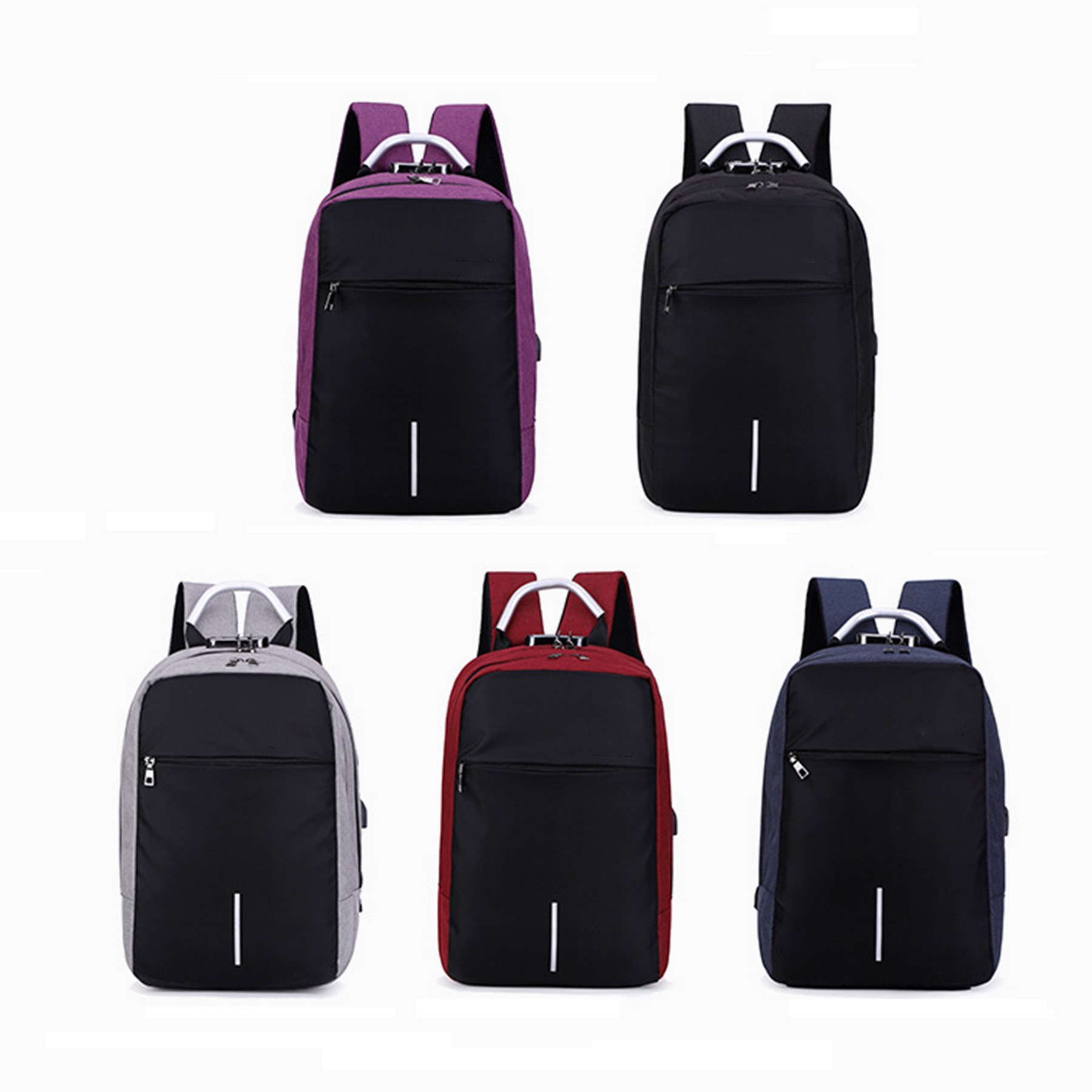 Fashion Code Lock Business Backpack 2