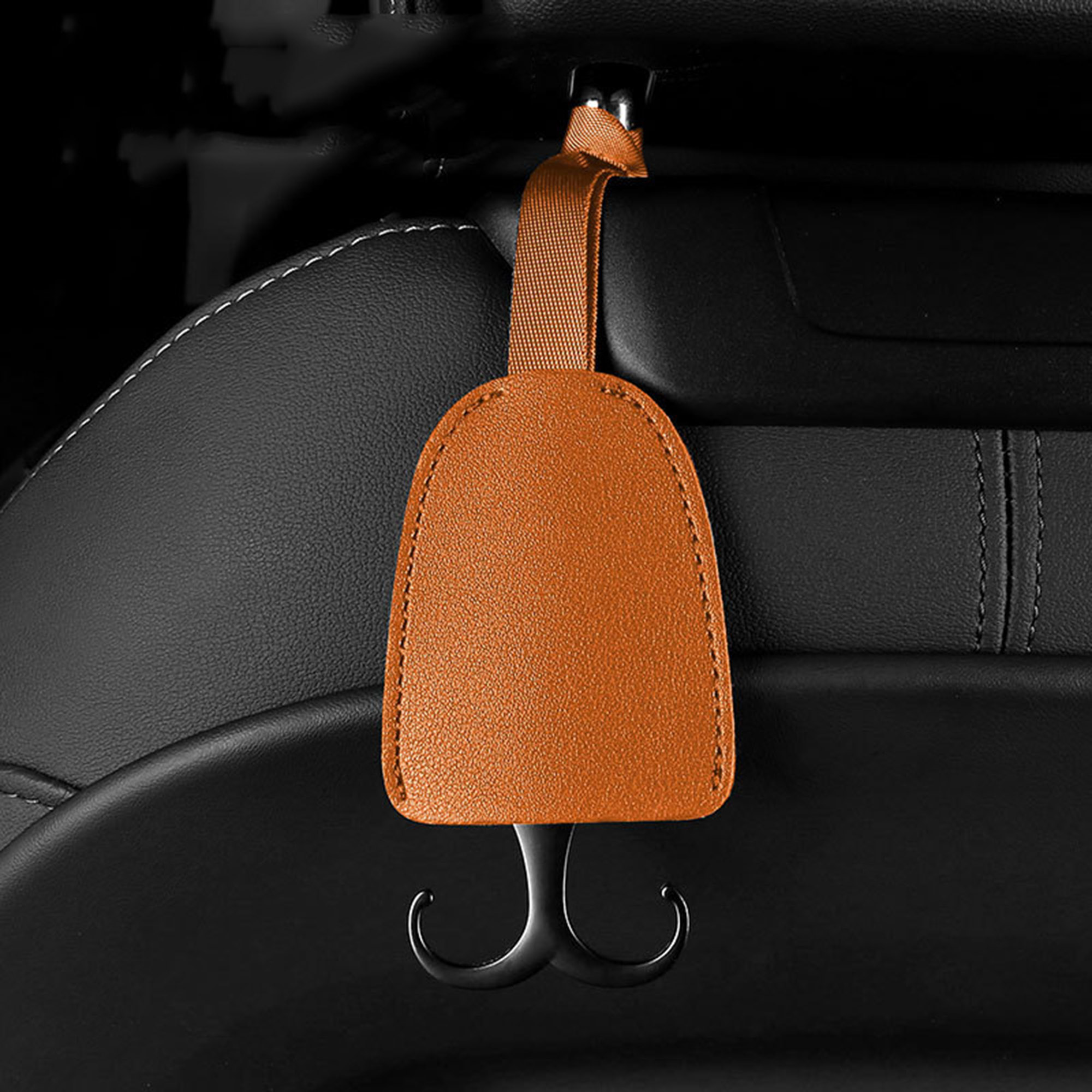 Vegan Leather Car Seat Back Hook 7