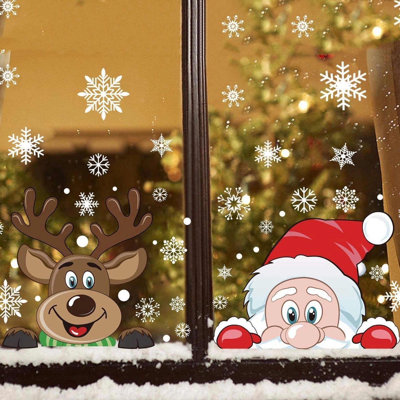 Christmas Snowflake Window Glass Sticker 2