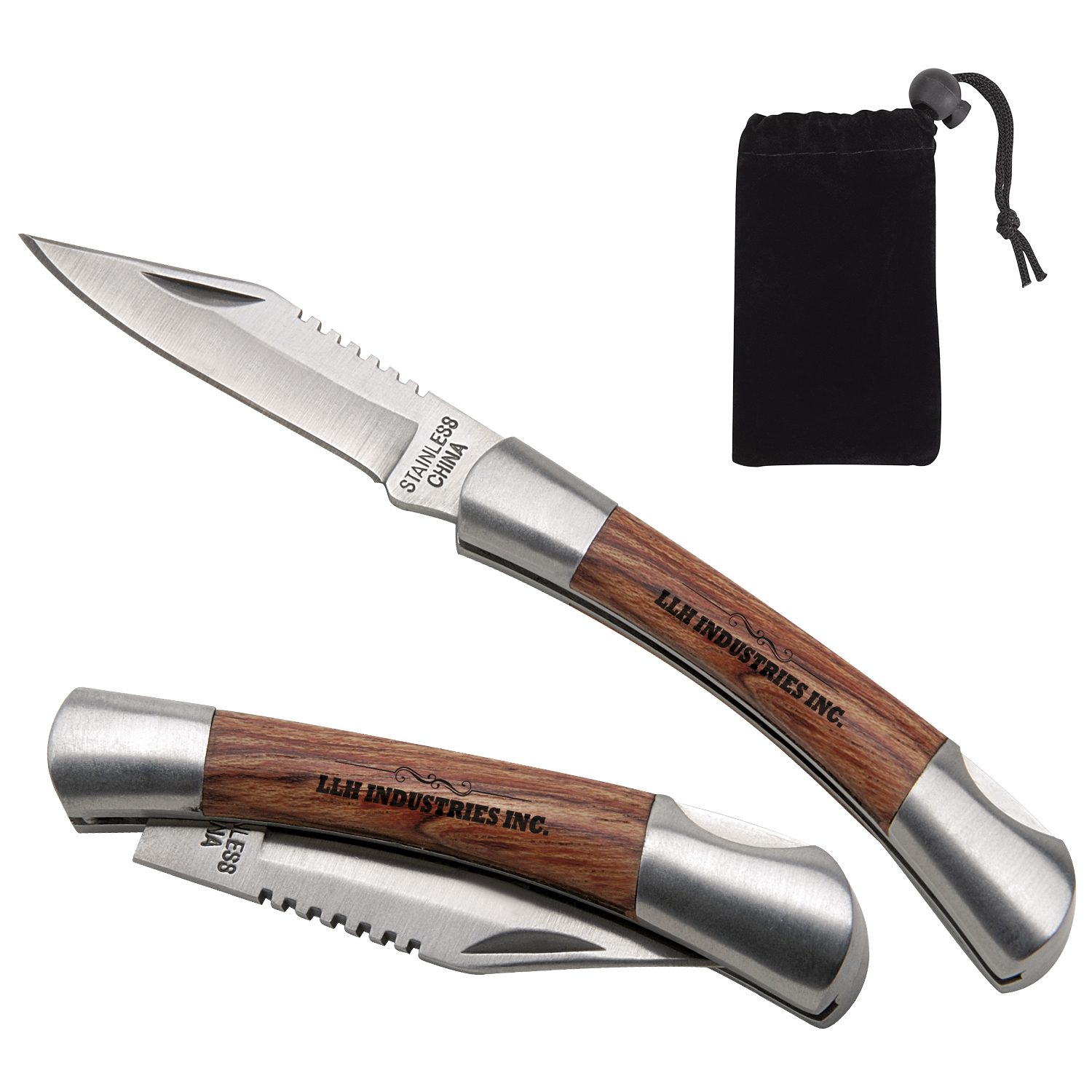 Good Value™ Small Rosewood Pocket Knife - Silver 4