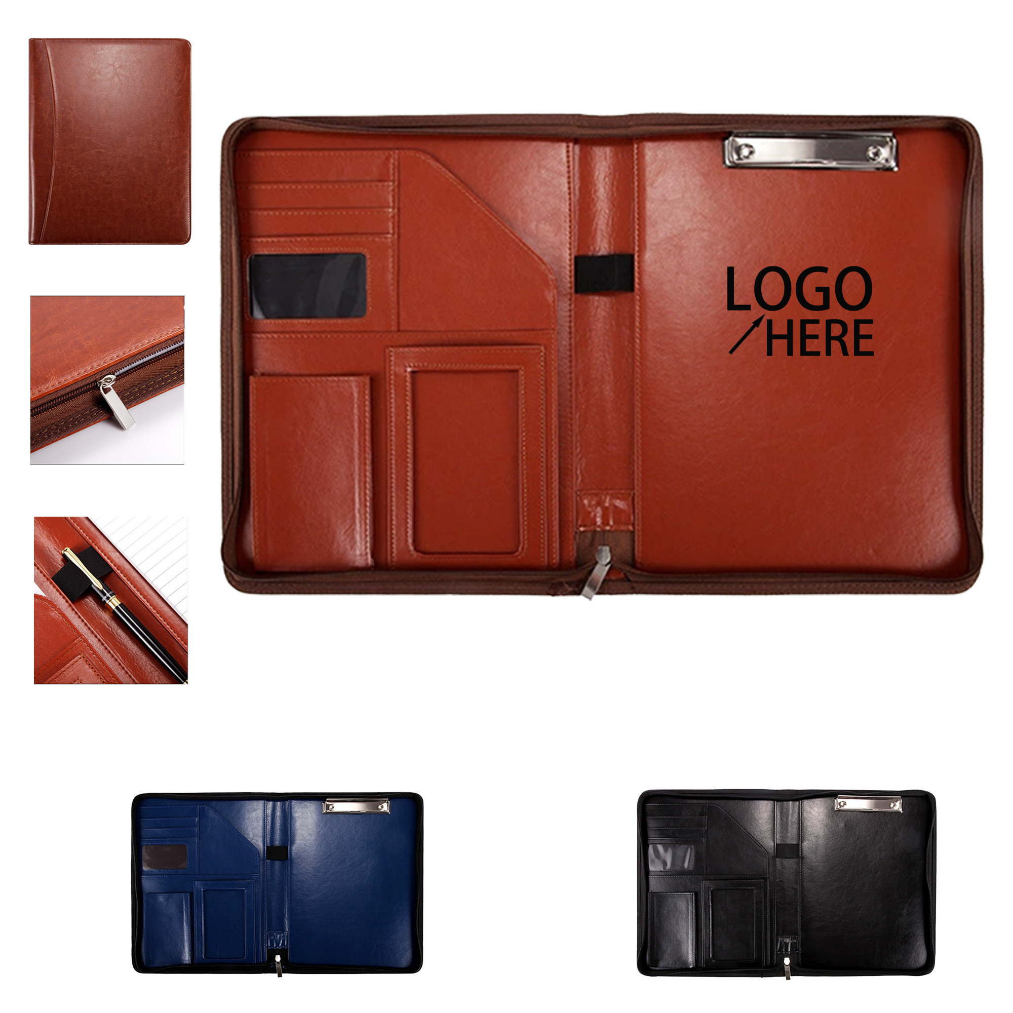 Multi-Functional Leather Organizer Clip 1