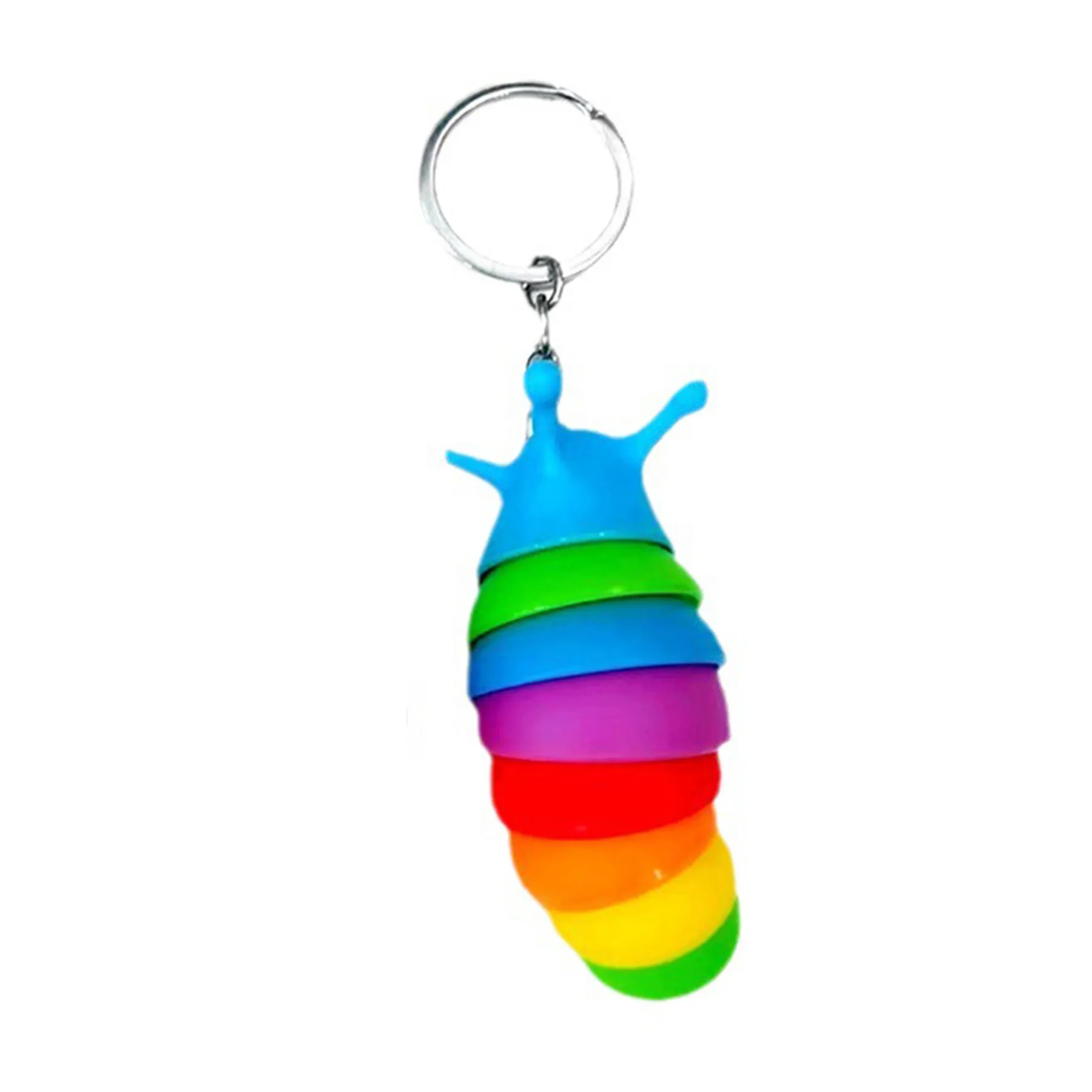 Plastic Intellectual Vent Caterpillar Keychain 1