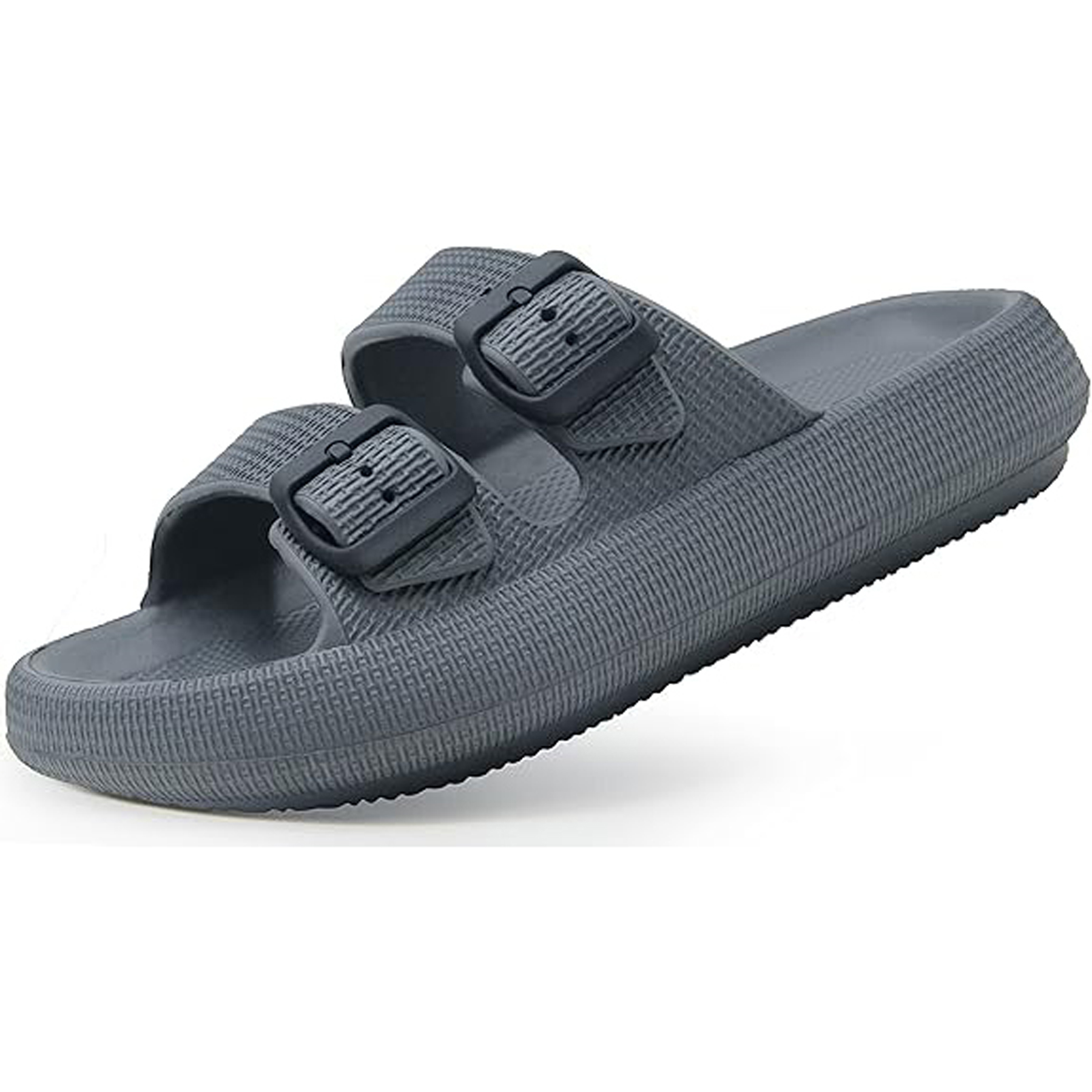 EVA Double Buckle Adjustable Flat Sandals 12