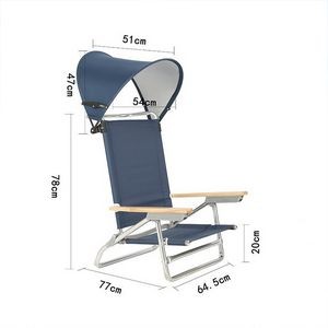Everich Outdoor Aluminium Backpack Beach Chair 4