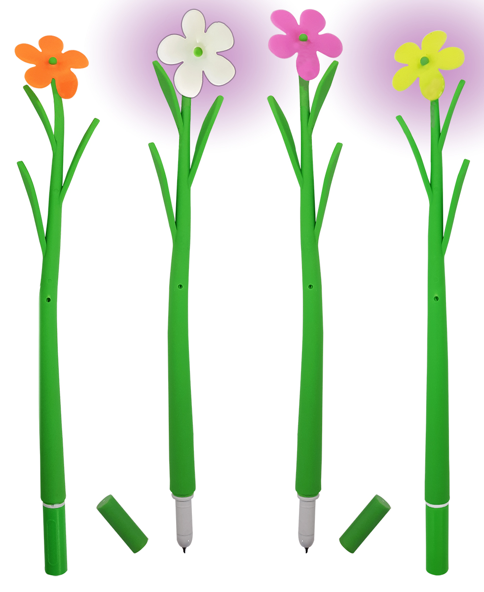 Flower Shaped Ballpoint Custom Pens - Garden, Florist Promotions 1