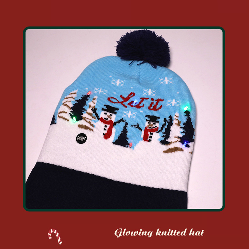 LED Christmas Holiday Hat for Unisex Kids Adults 3