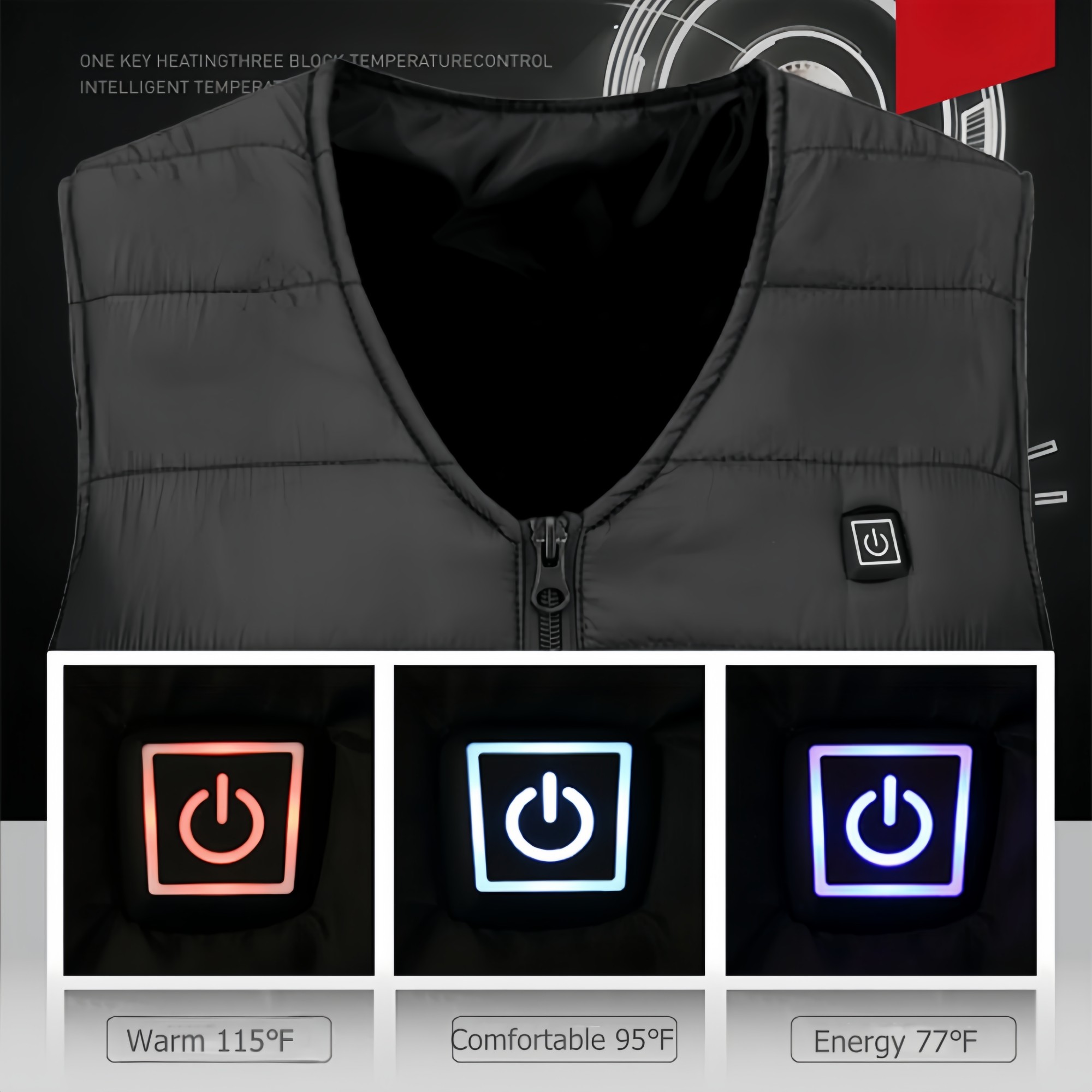V Neck Heated Vest 5