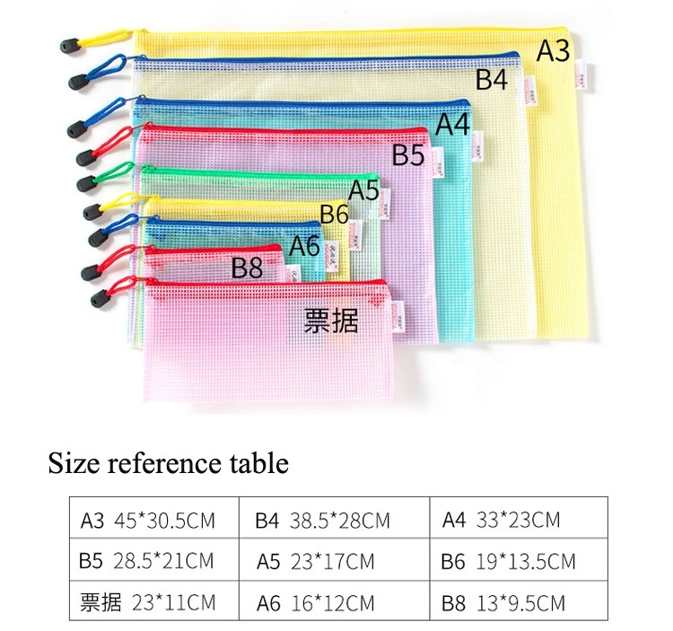 Plastic Document File Folder A4 A3 A5 A6 B4 B5 B6 B8 6