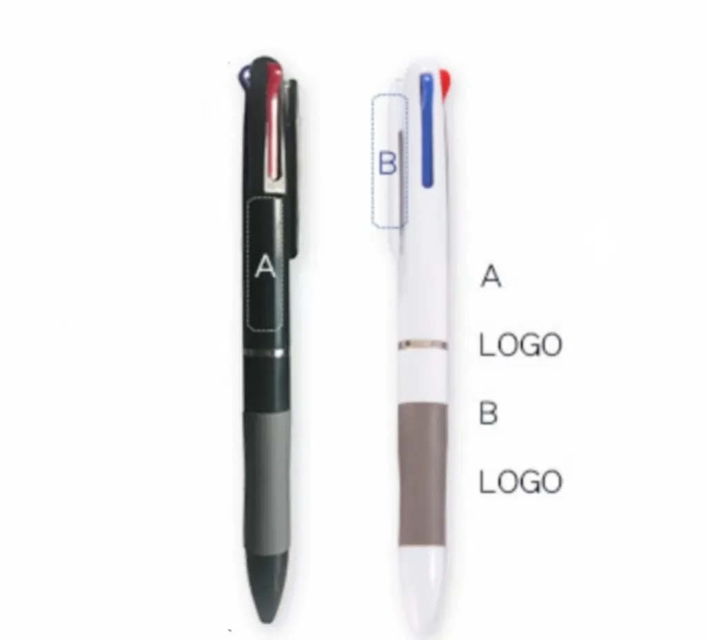 Three-color press ballpoint pen 6
