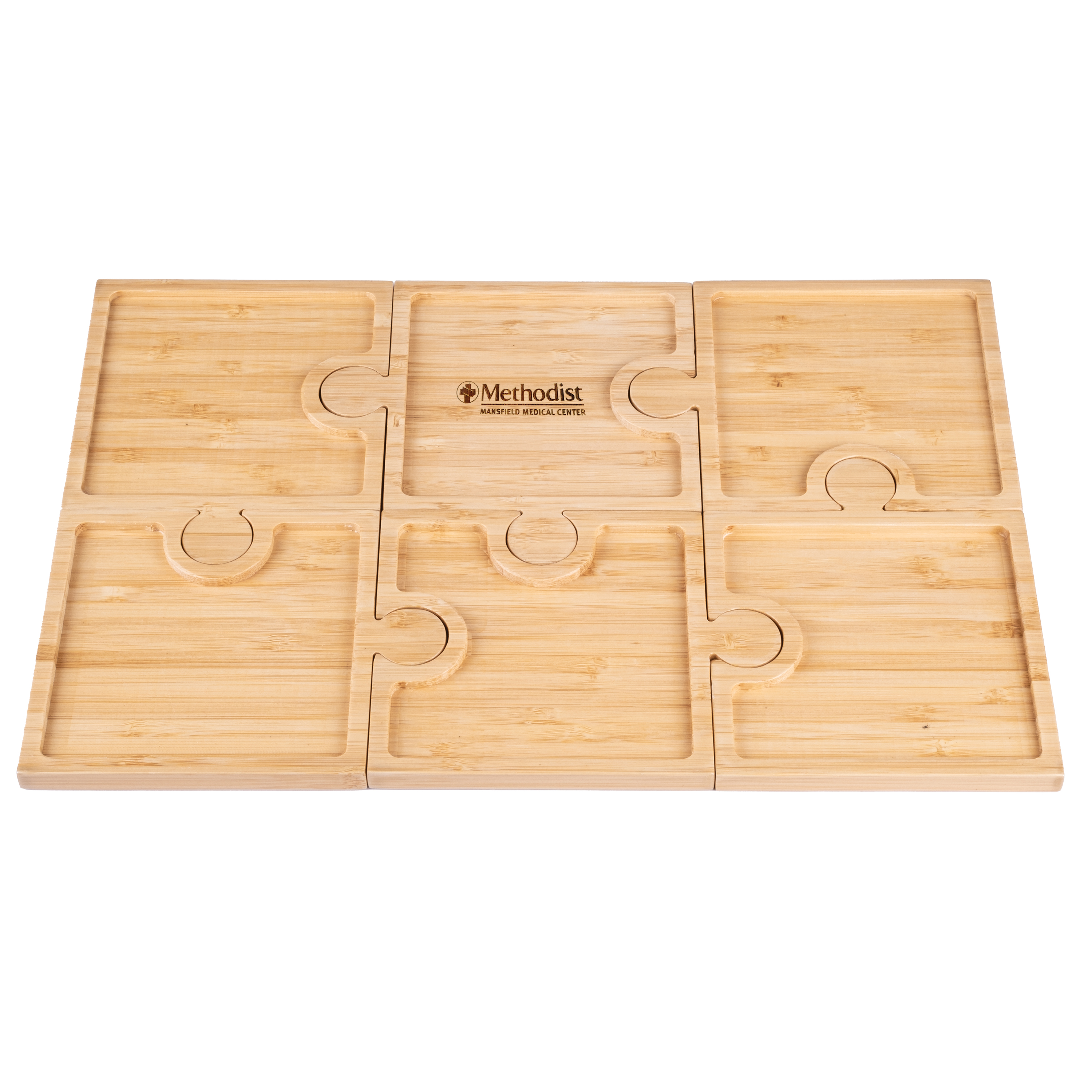 Bamboo Appetizer Plates/ Charcuterie Board Set 5