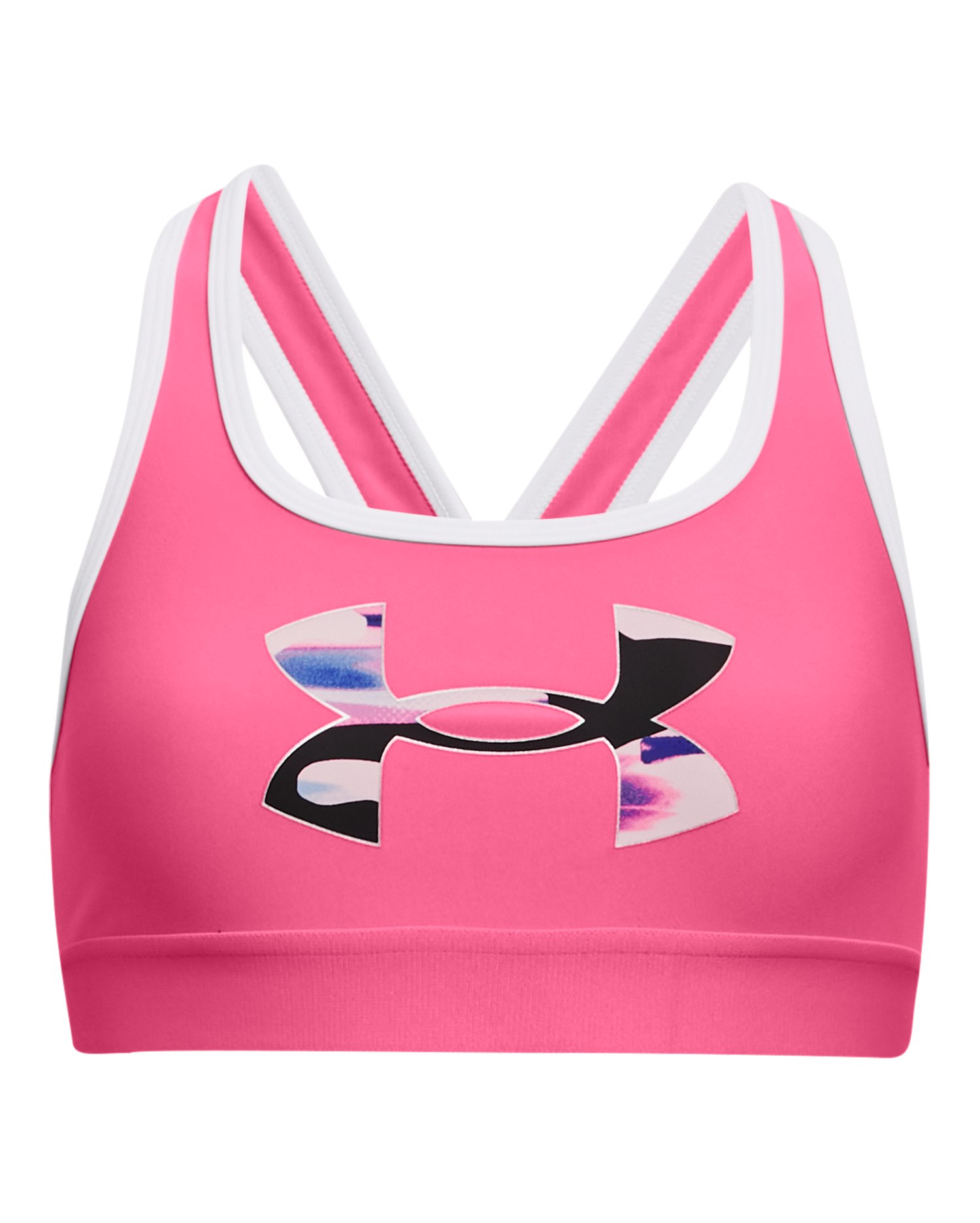 UA Crossback Graphic Girls' Sports Bra 7