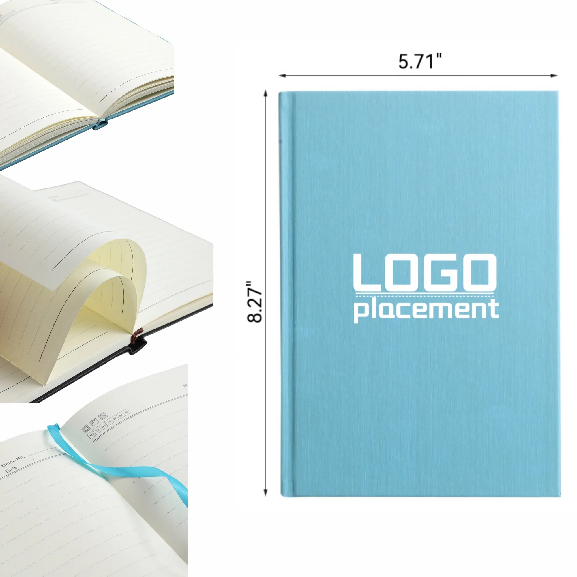 A5 Business Notebook, Color - Changing PU, Customizable Logo 2
