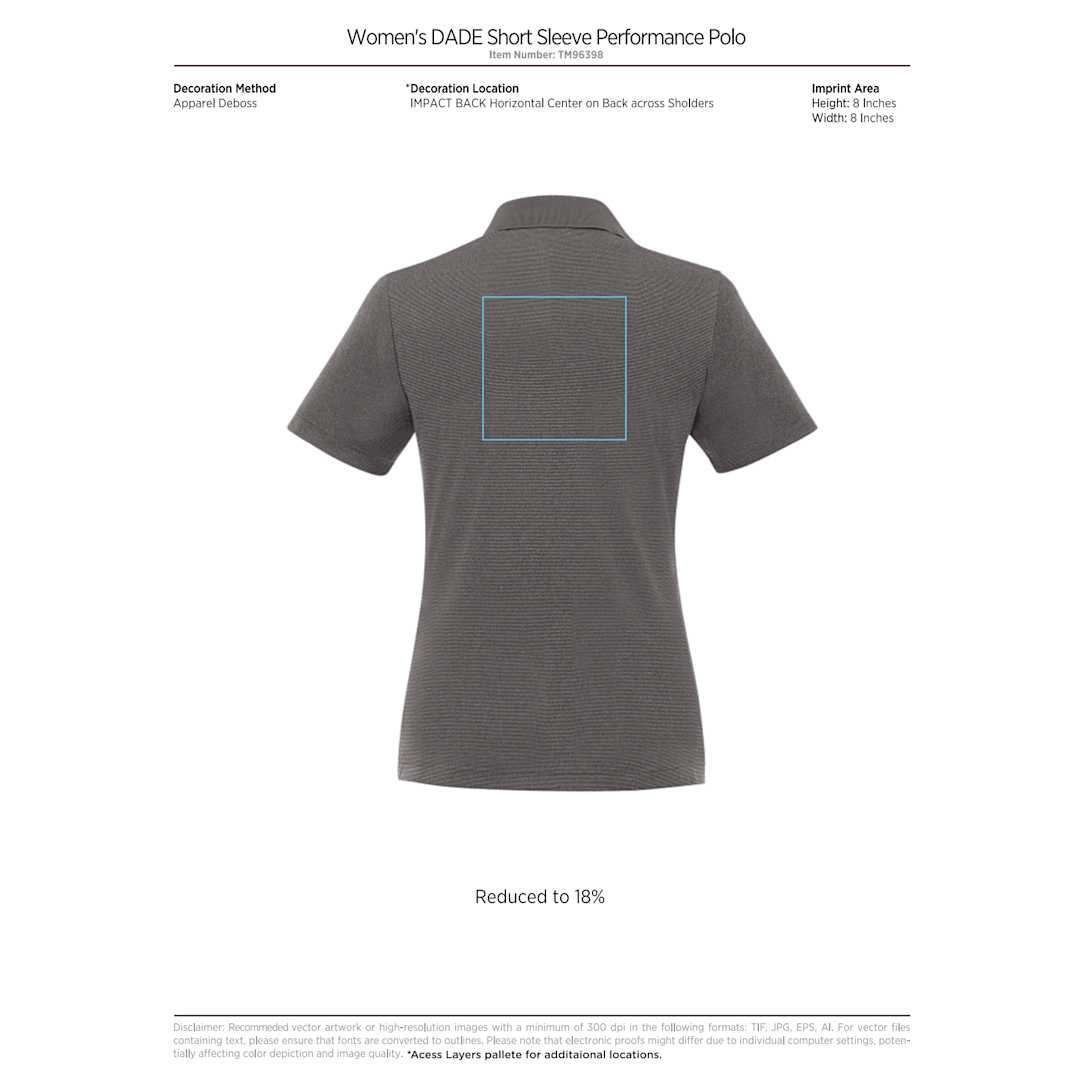Women's DADE Short Sleeve Polo 206