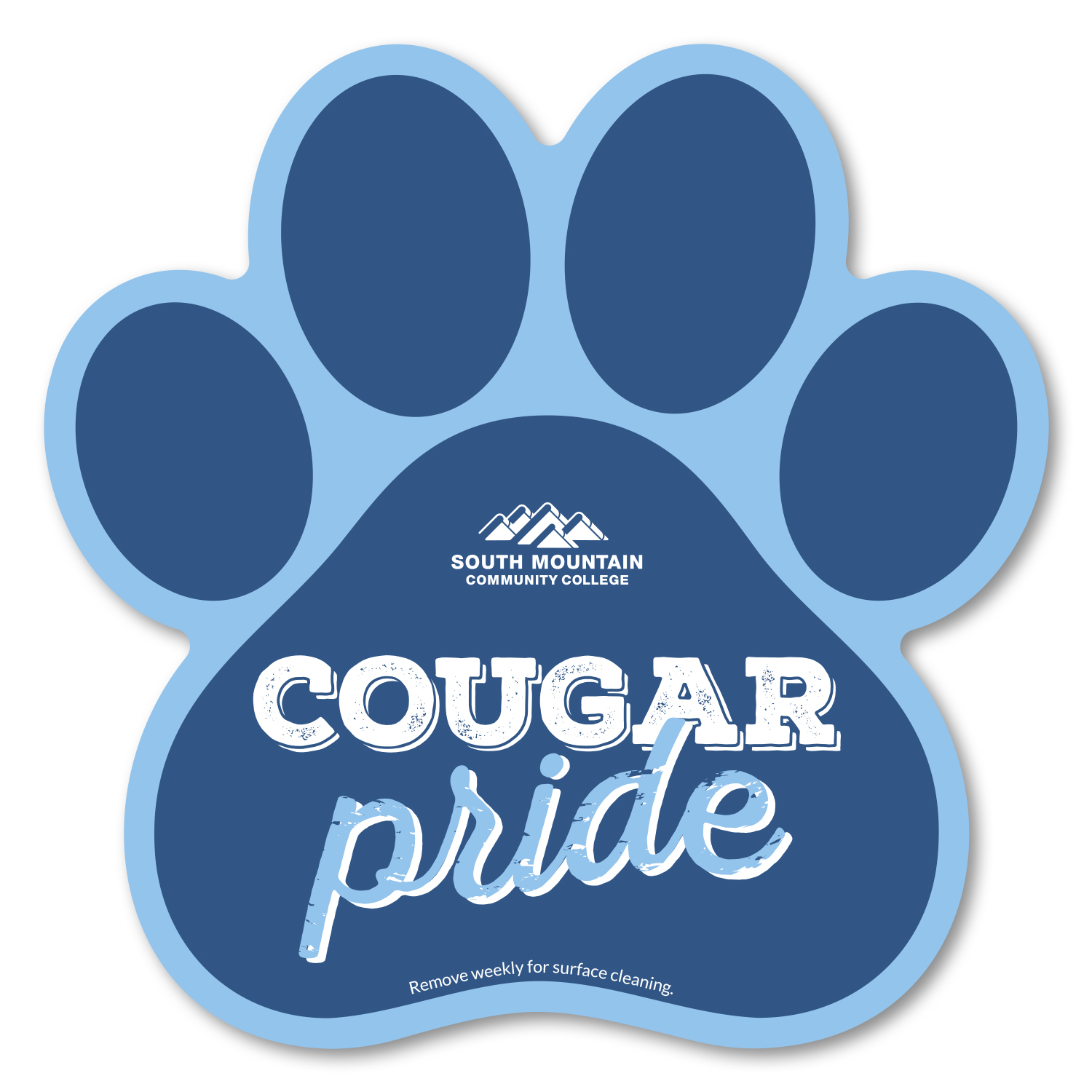 Paw Print Car Magnet 5.75 x 5.75 5