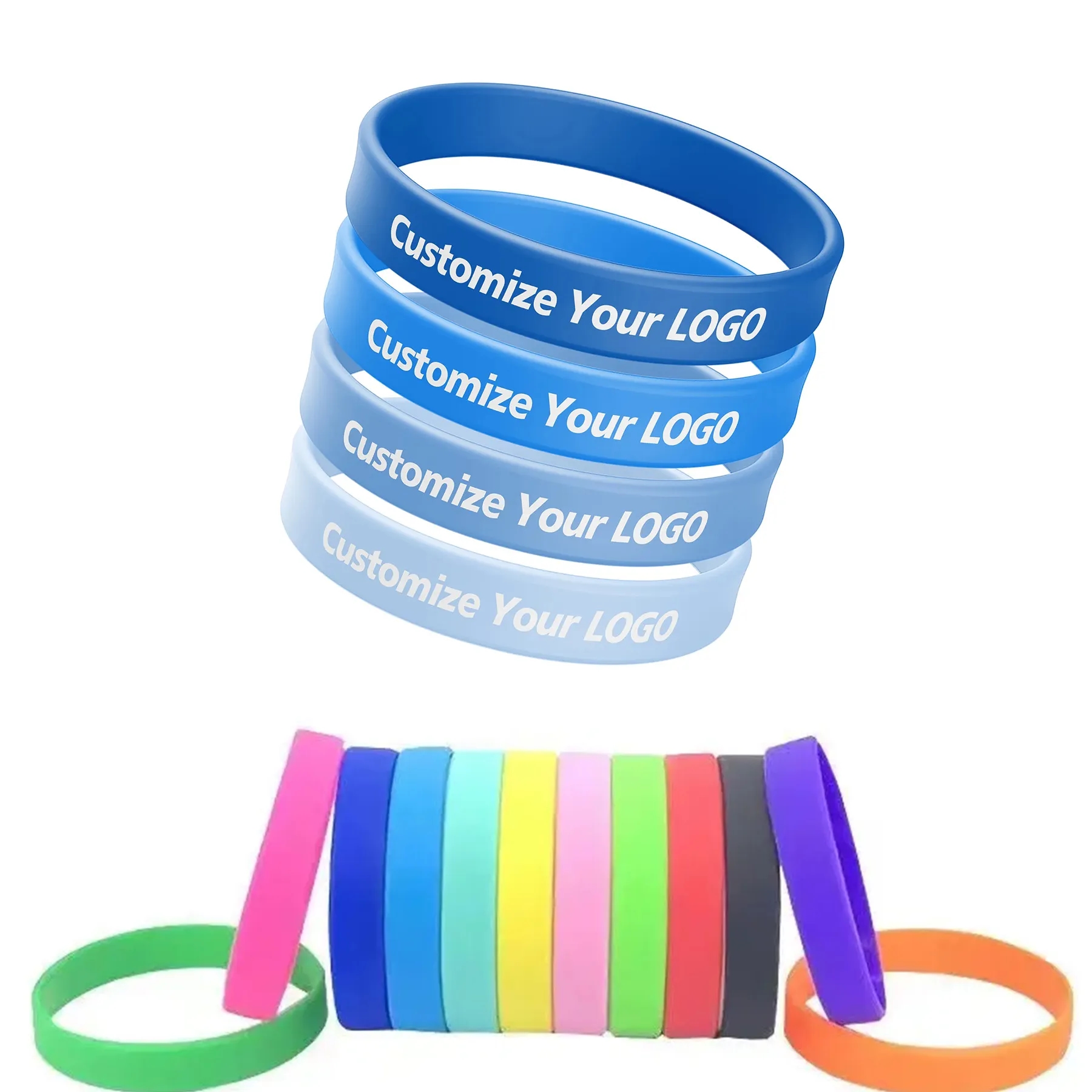 Silicone Rubber Sport Wristband 3